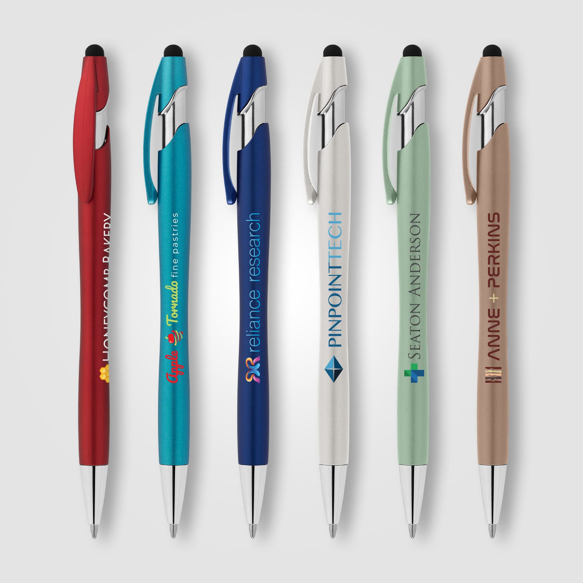 La Jolla Recycled Pen with Stylus + Anti-Fraud Ink - Image 1
