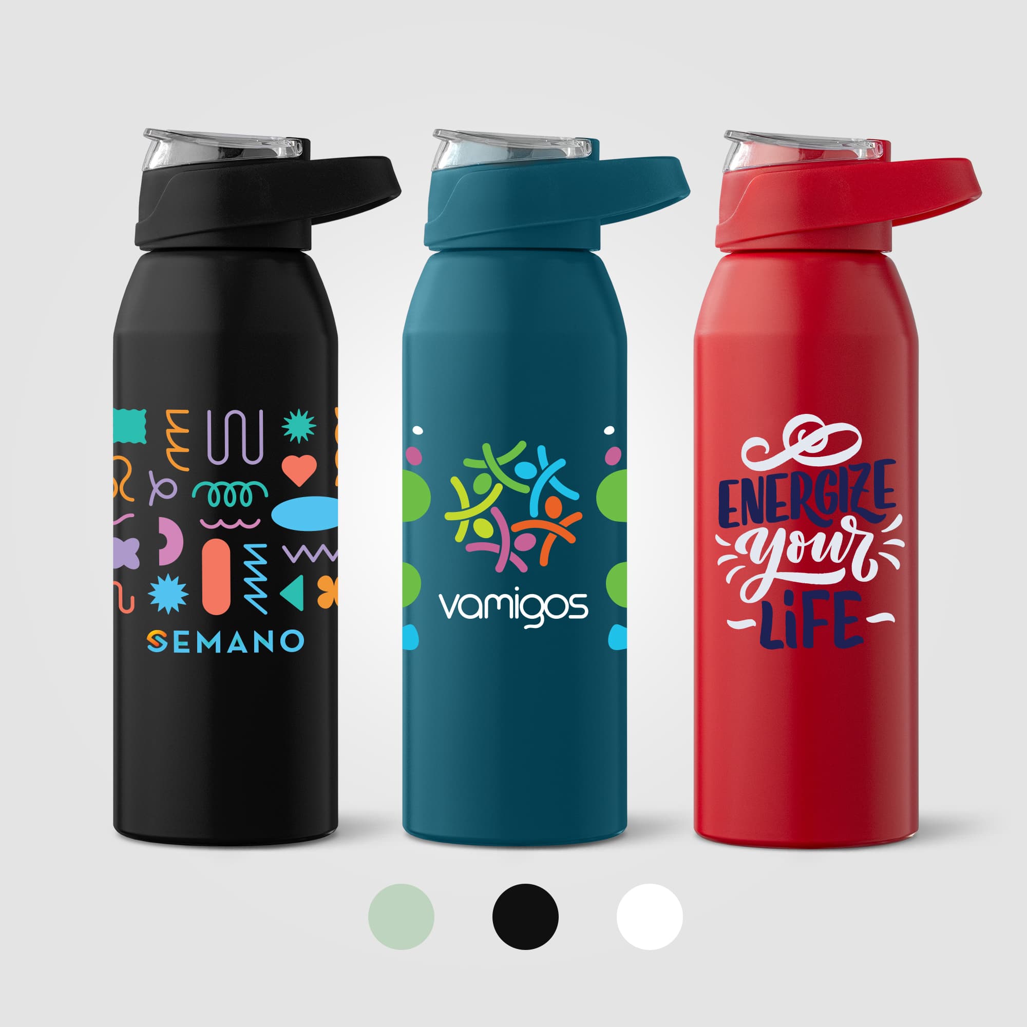 Lyse Recycled Stainless Steel Sport Bottle - 24 oz. - Image 1