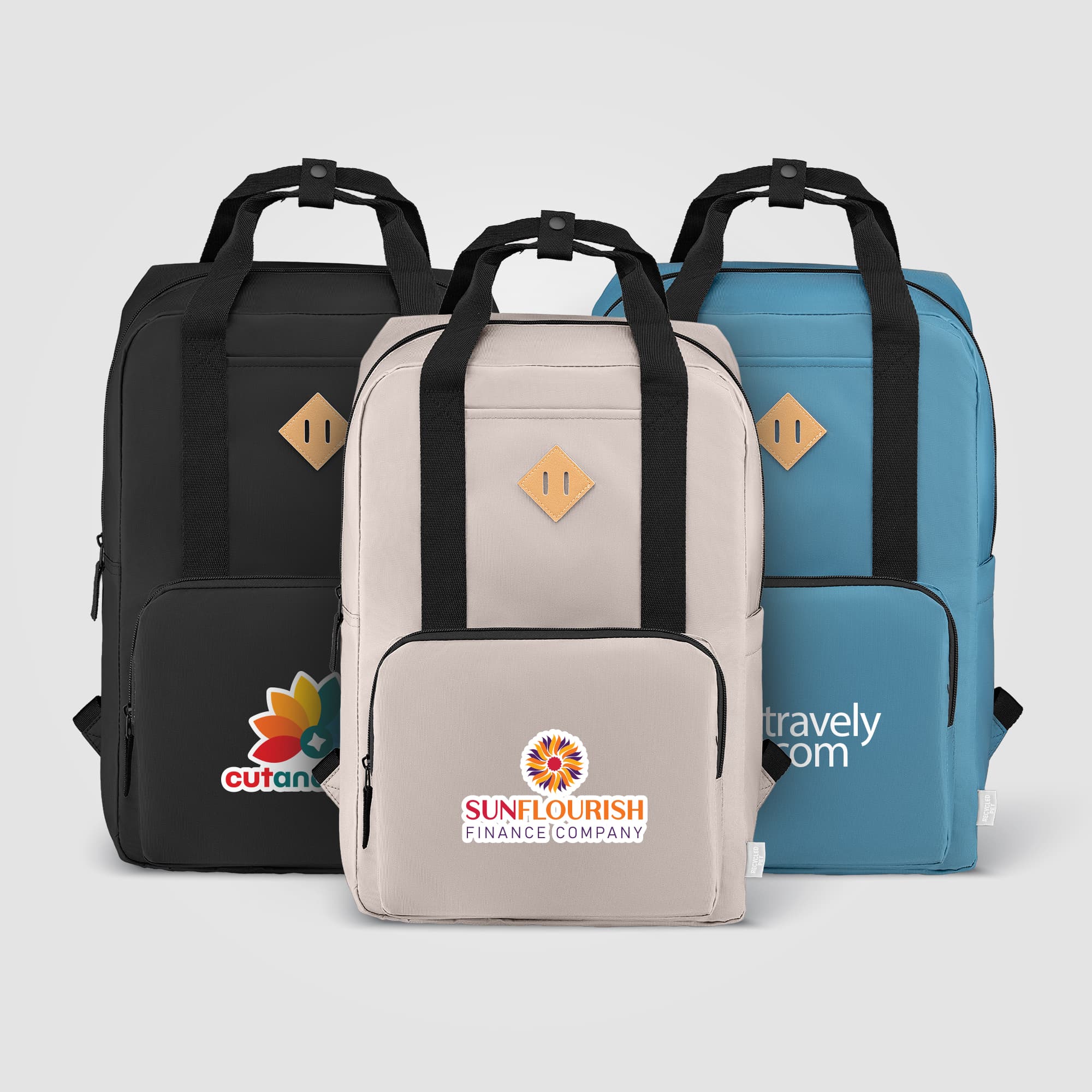 Majesty 300D rPET 15 inch Laptop Adjustable Strap Backpack - 16L - Image 1