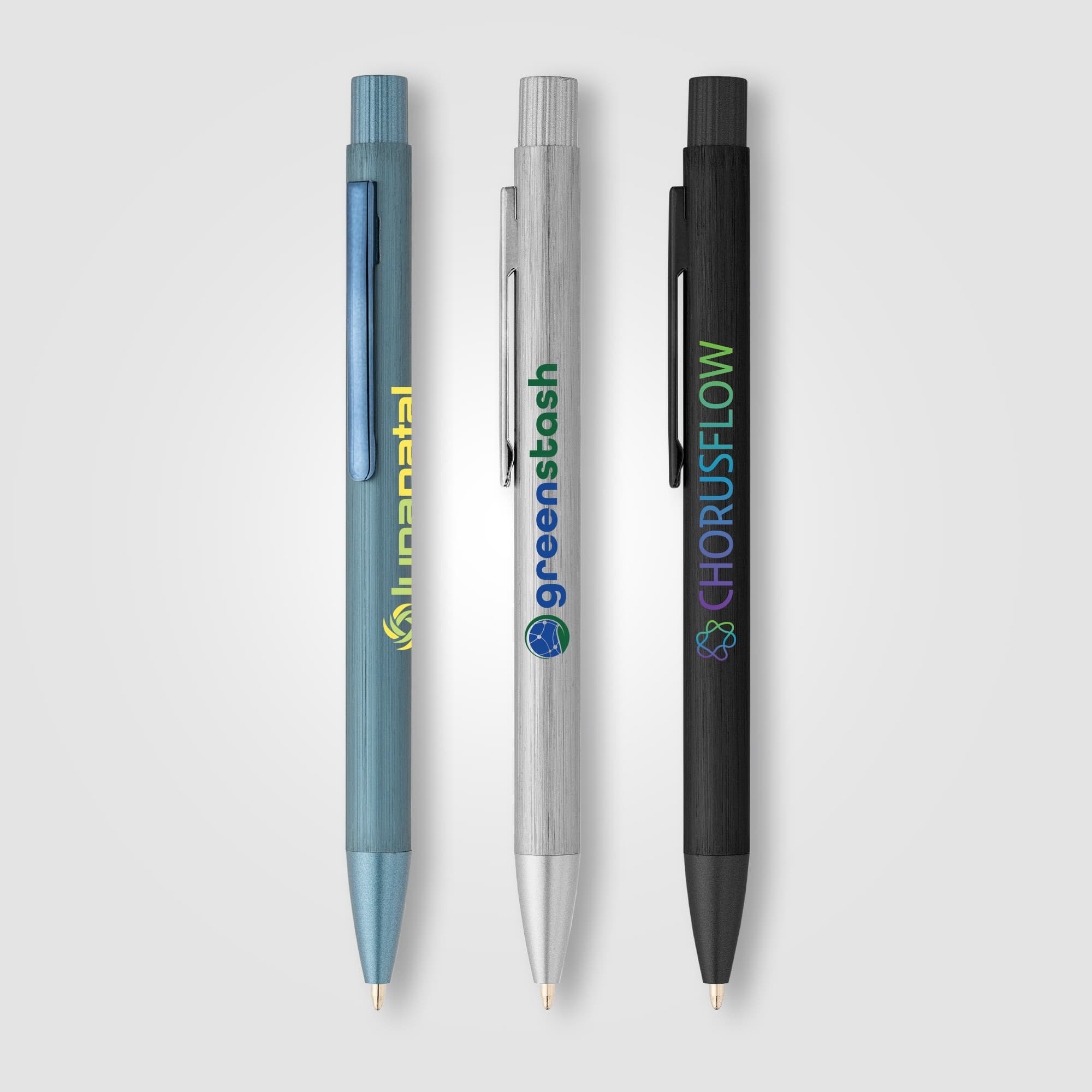 Majesty Recycled Aluminum Textured Pen - Image 1