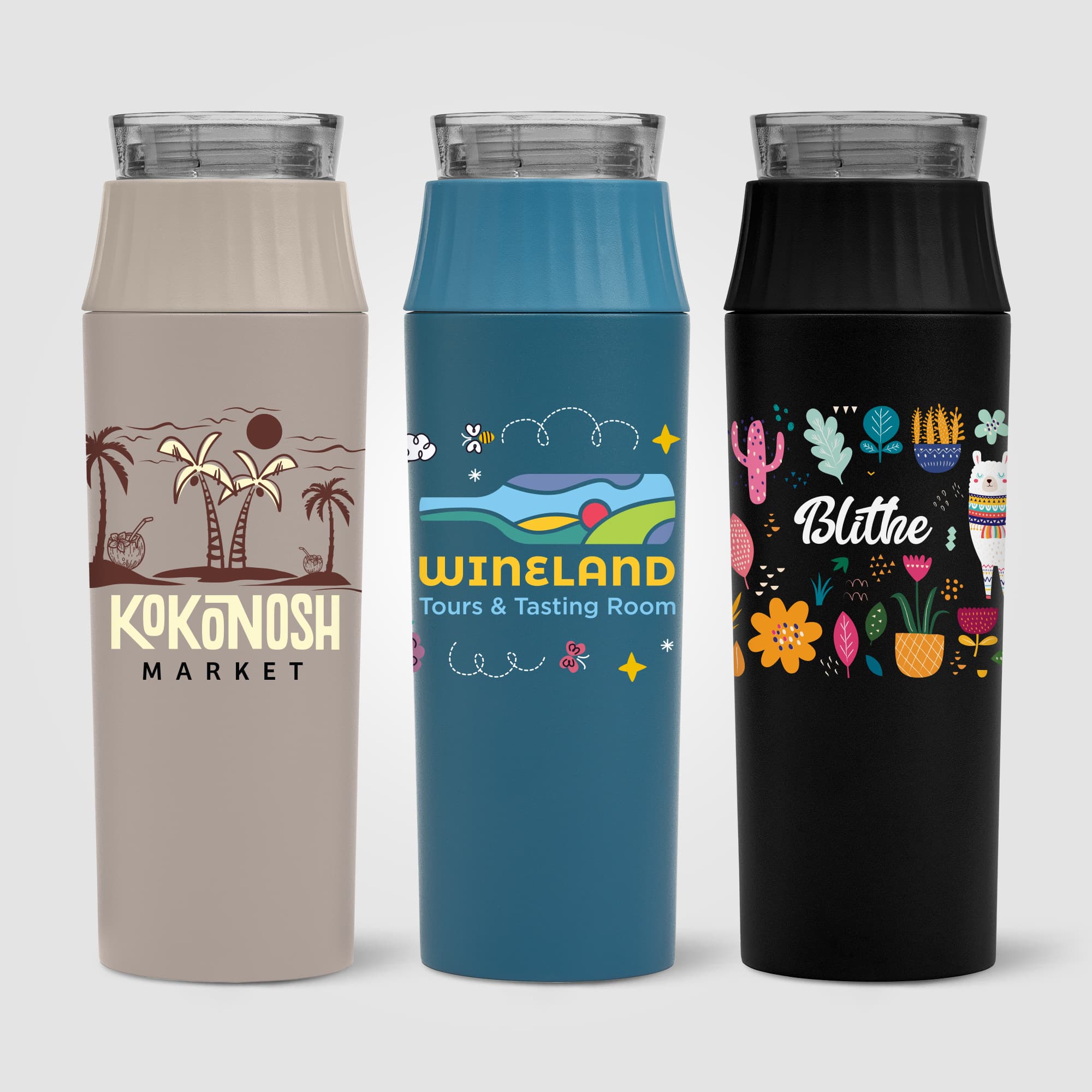Majesty Recycled Stainless Steel Leakproof Lid Bottle - 20 oz. - Image 1