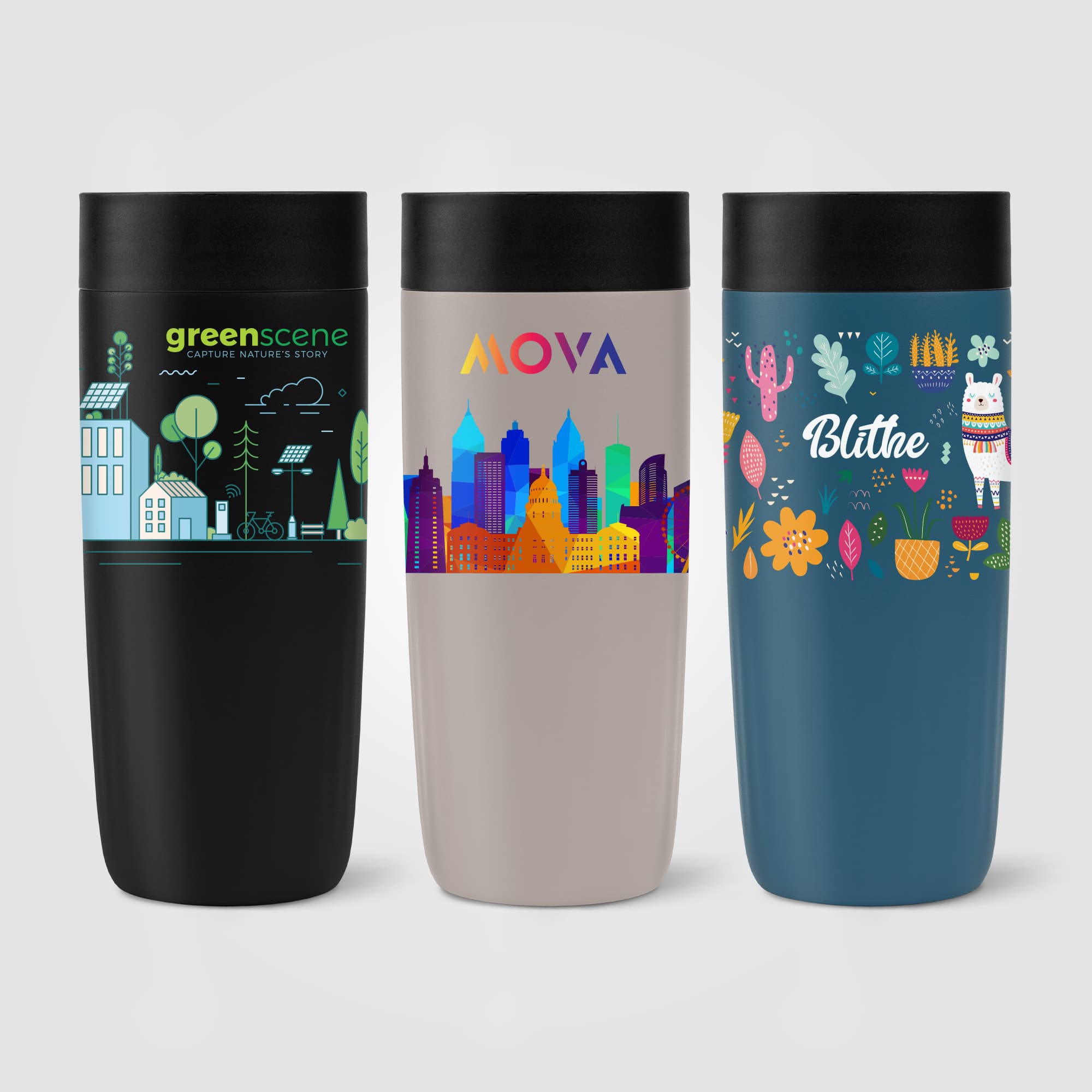 Majesty Recycled Stainless Steel Tumbler - 13 oz. - Image 1