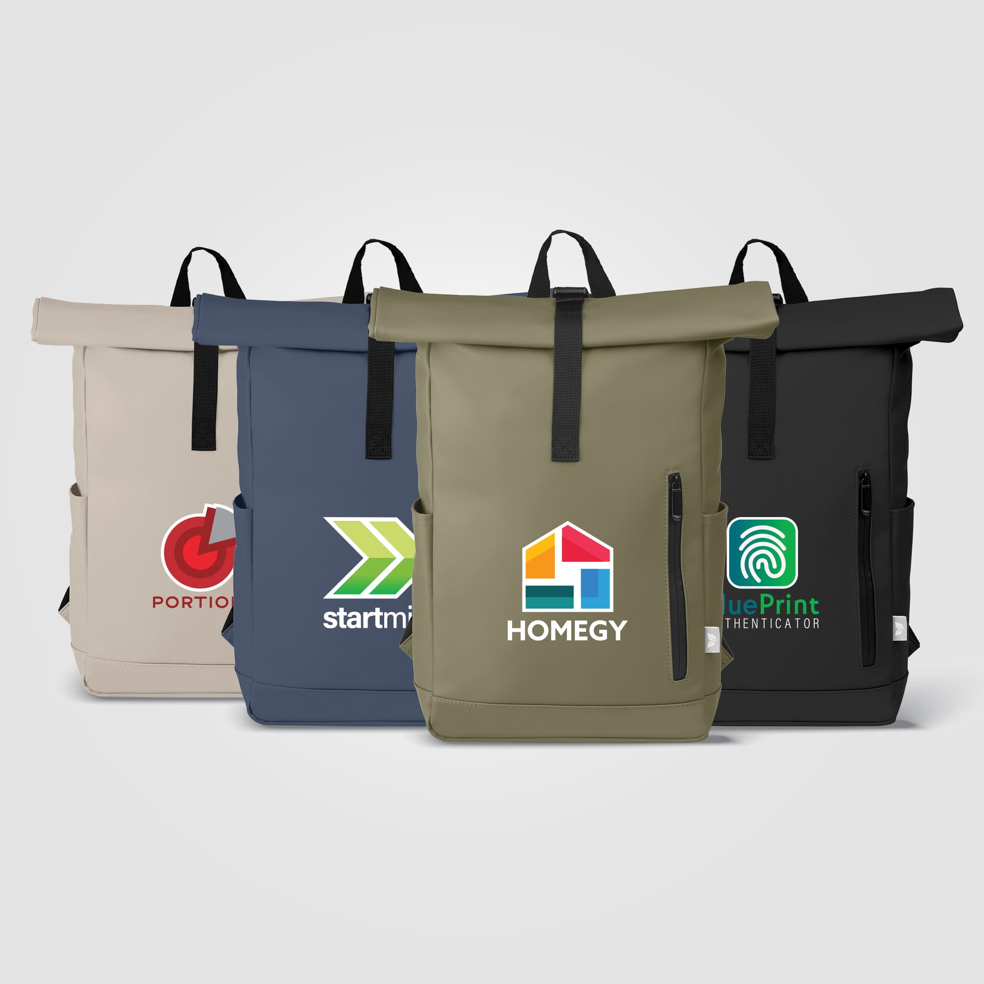 Malmö rPET Waterproof Zipper 15-Inch Laptop Rolltop Backpack – 12L - Image 1