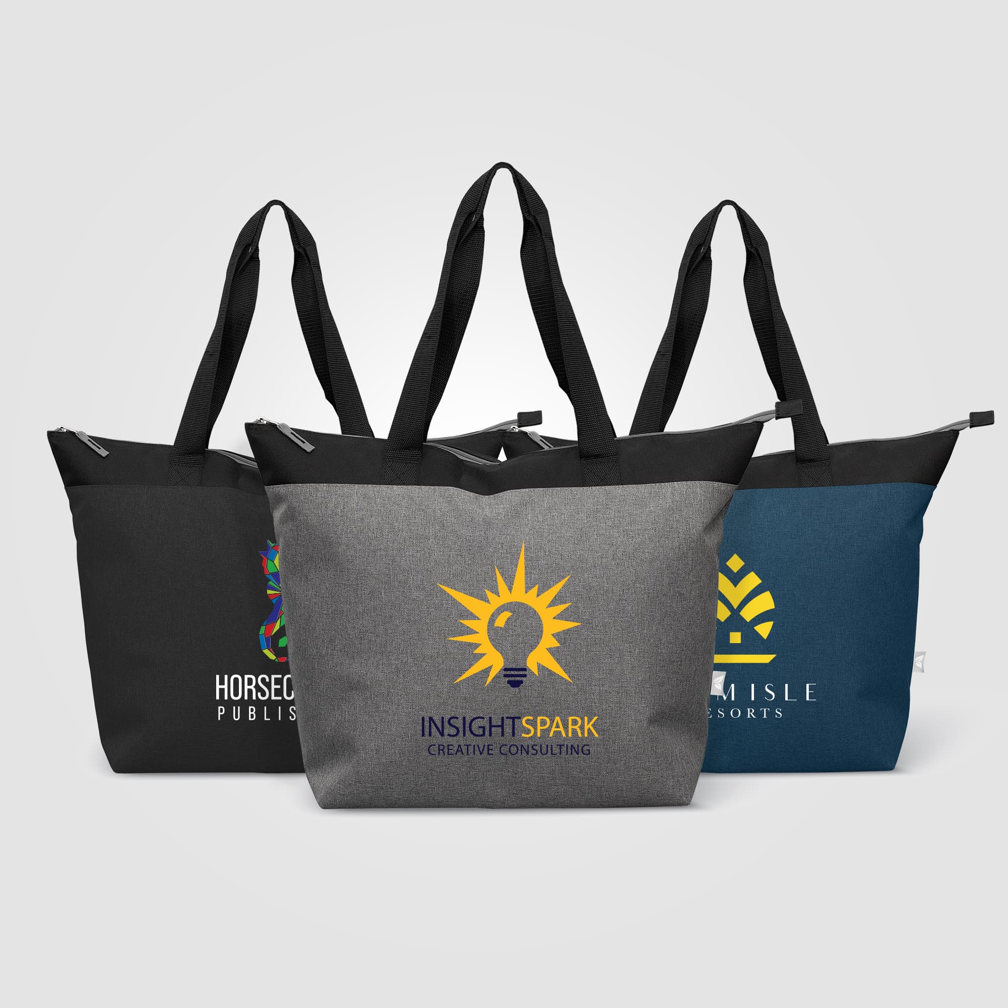 Metropolis™ 600D Recycled Polyester Zippered 44-can Cooler Tote Bag - 20L - Image 1
