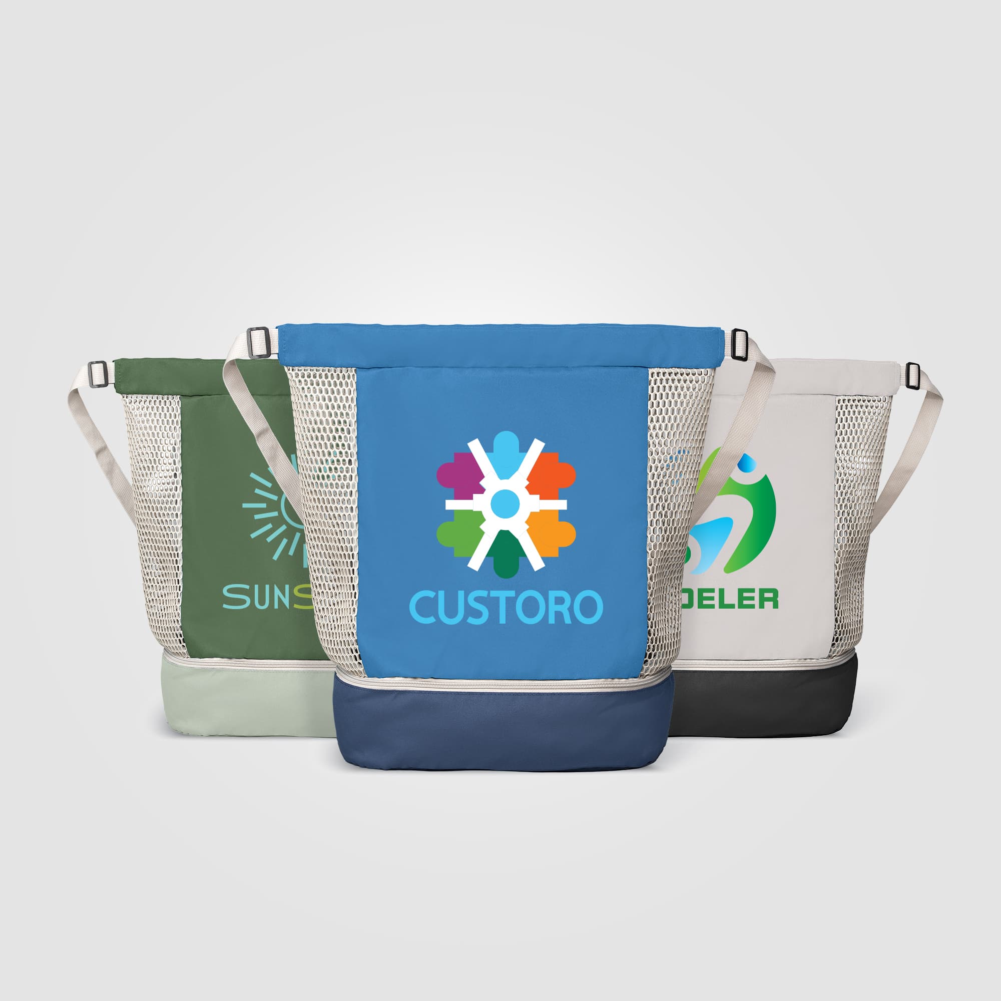 Neri Recycled Mesh Drawstring Bag - 34L - Image 1
