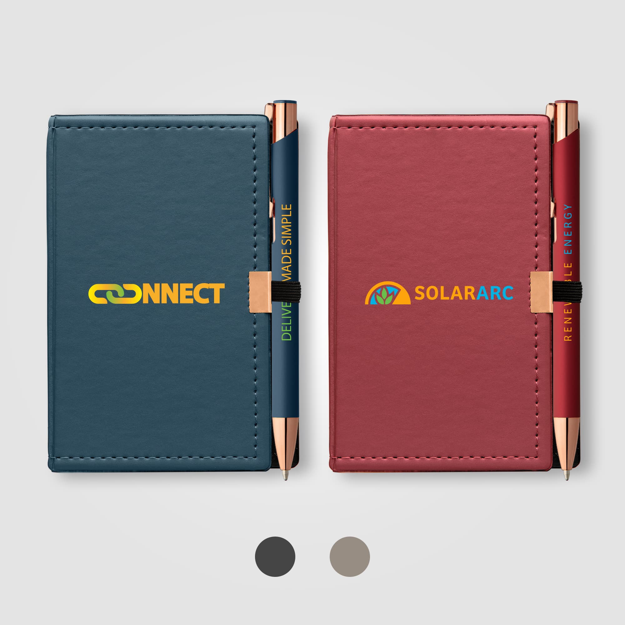 Note Caddy & Crosby Rose Gold Pen Gift Set - Image 1