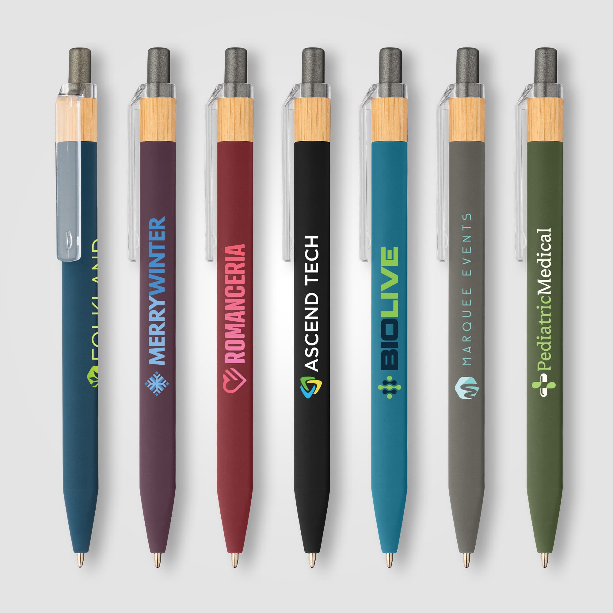 Reborn Recycled ABS Bamboo Pen - Image 1