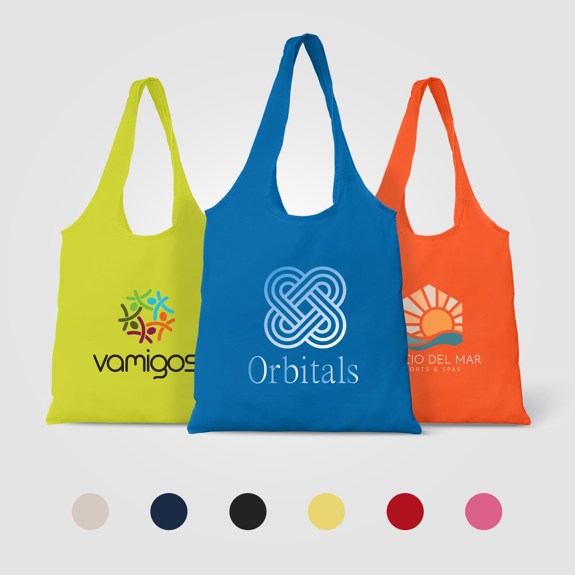 Santorini Recycled Shopping Tote Bag - 8L - Image 1