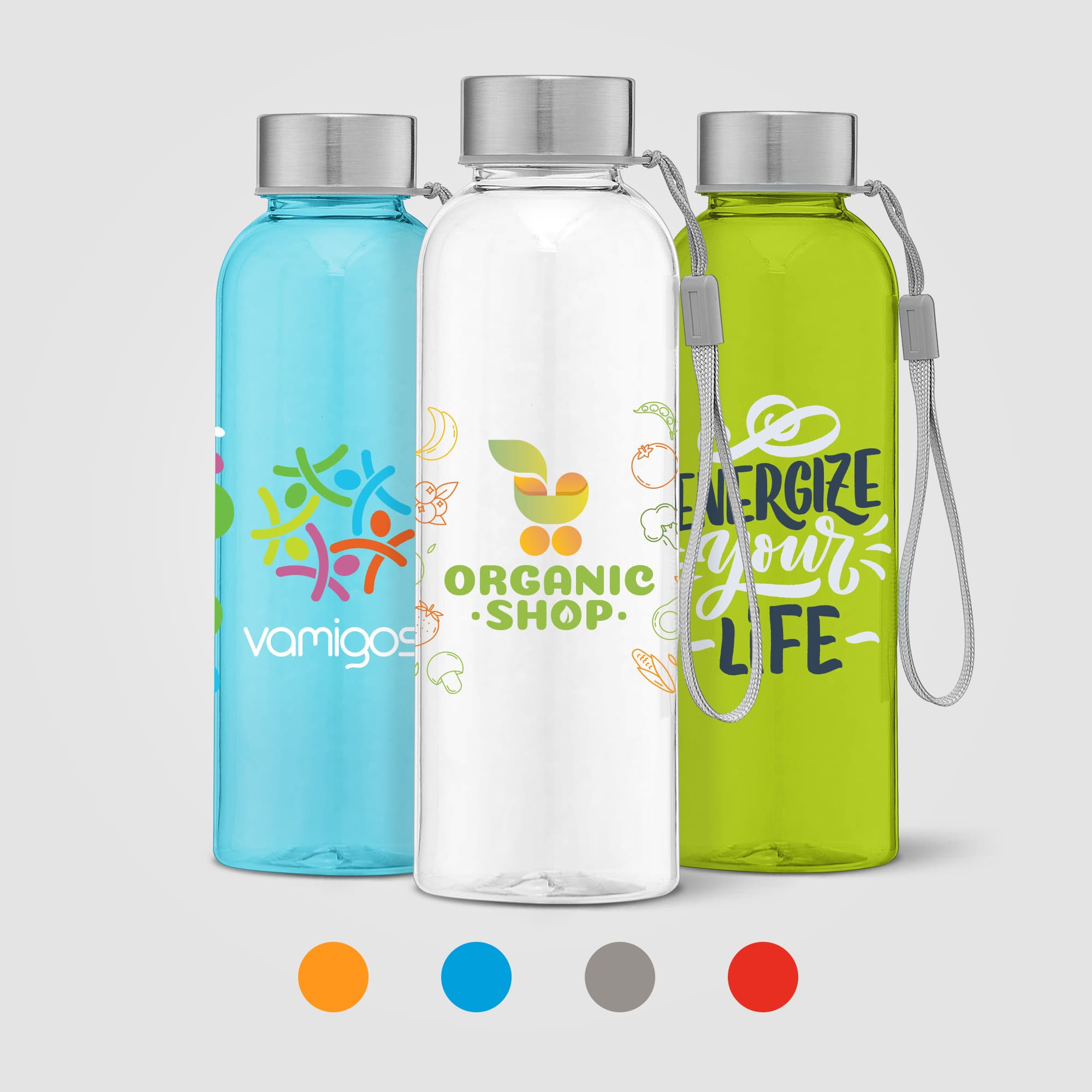 Skye - 17 oz. RPET Water Bottle with Wrist Strap - Image 1