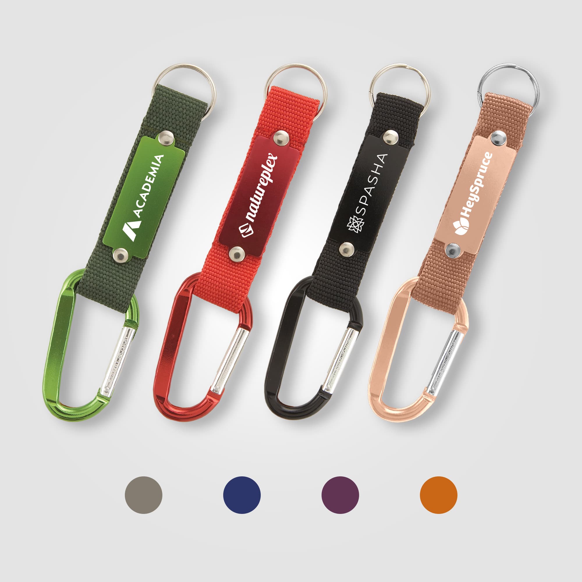 Strap Happy Carabiner Keychain - Image 1