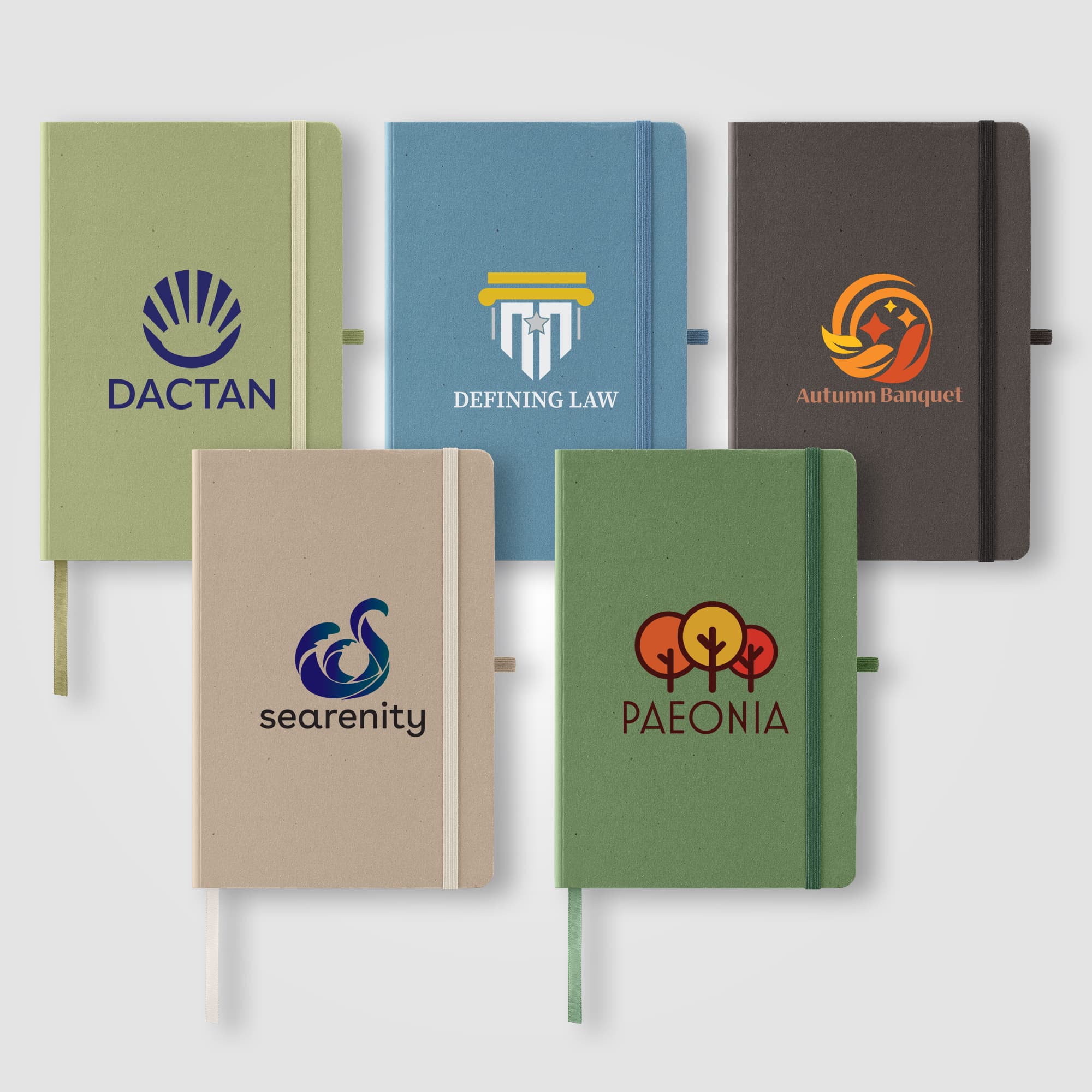 Terra Recycled Milk Carton Hard Cover Notebook - A5 - Image 1