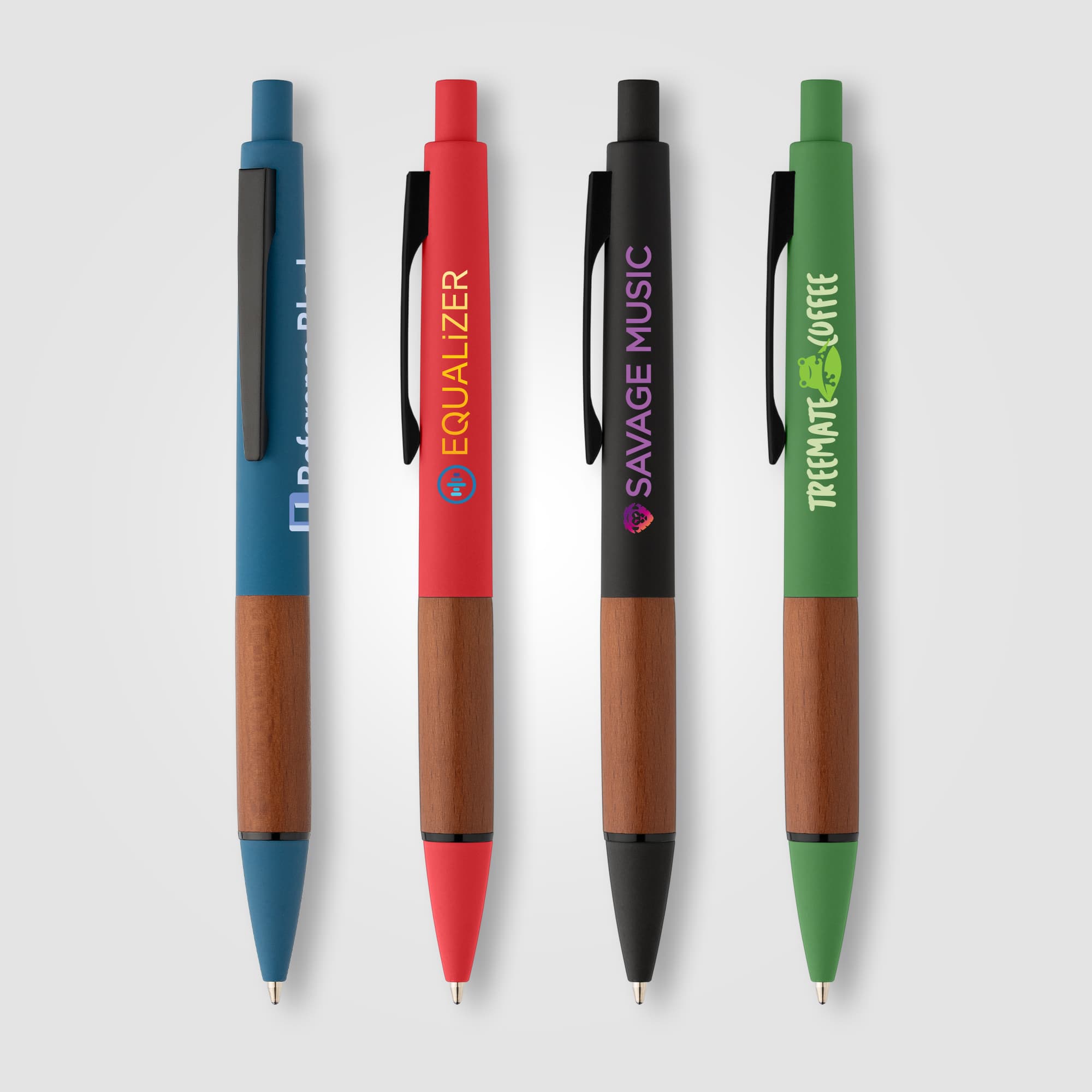 Tide Recycled Plastic Wood Grip Pen - Image 1