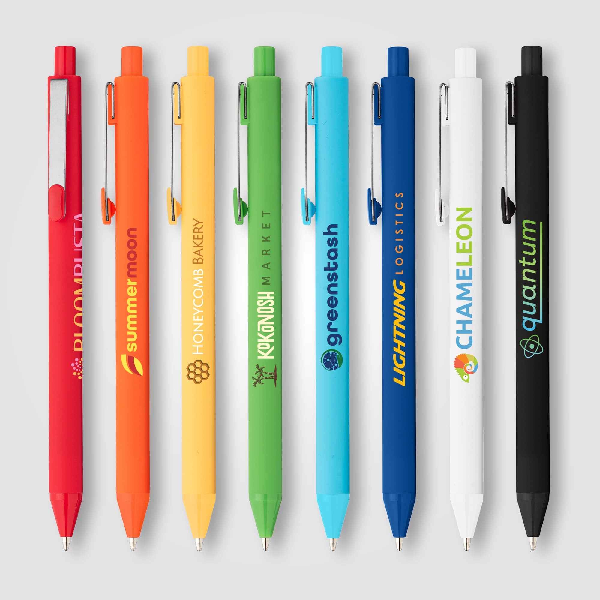 Vela Essentials Recycled Plastic Soft Touch Gel Pen - Image 1