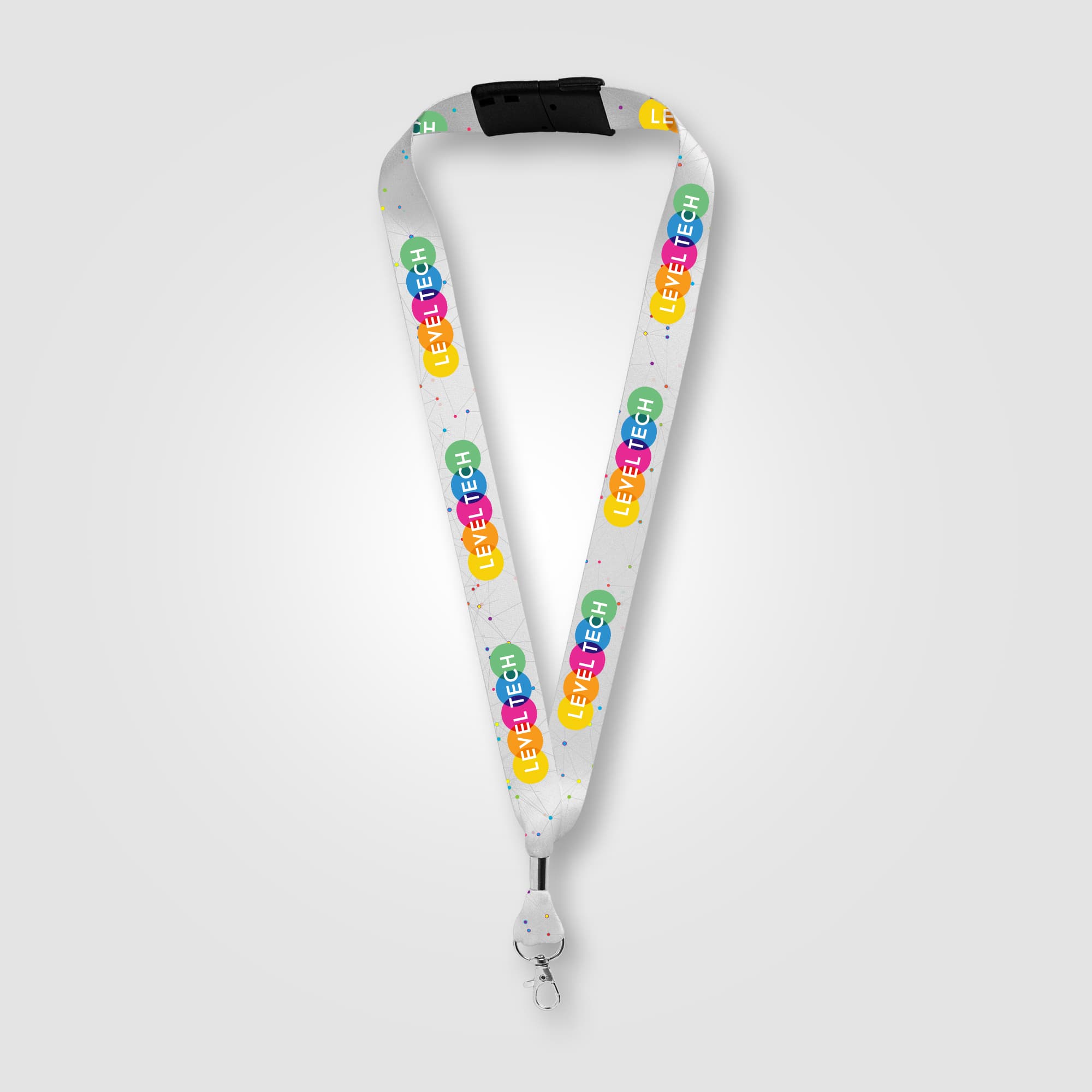Vexel rPET Snap Trigger Breakaway Lanyard - 36" x 1" - Image 1