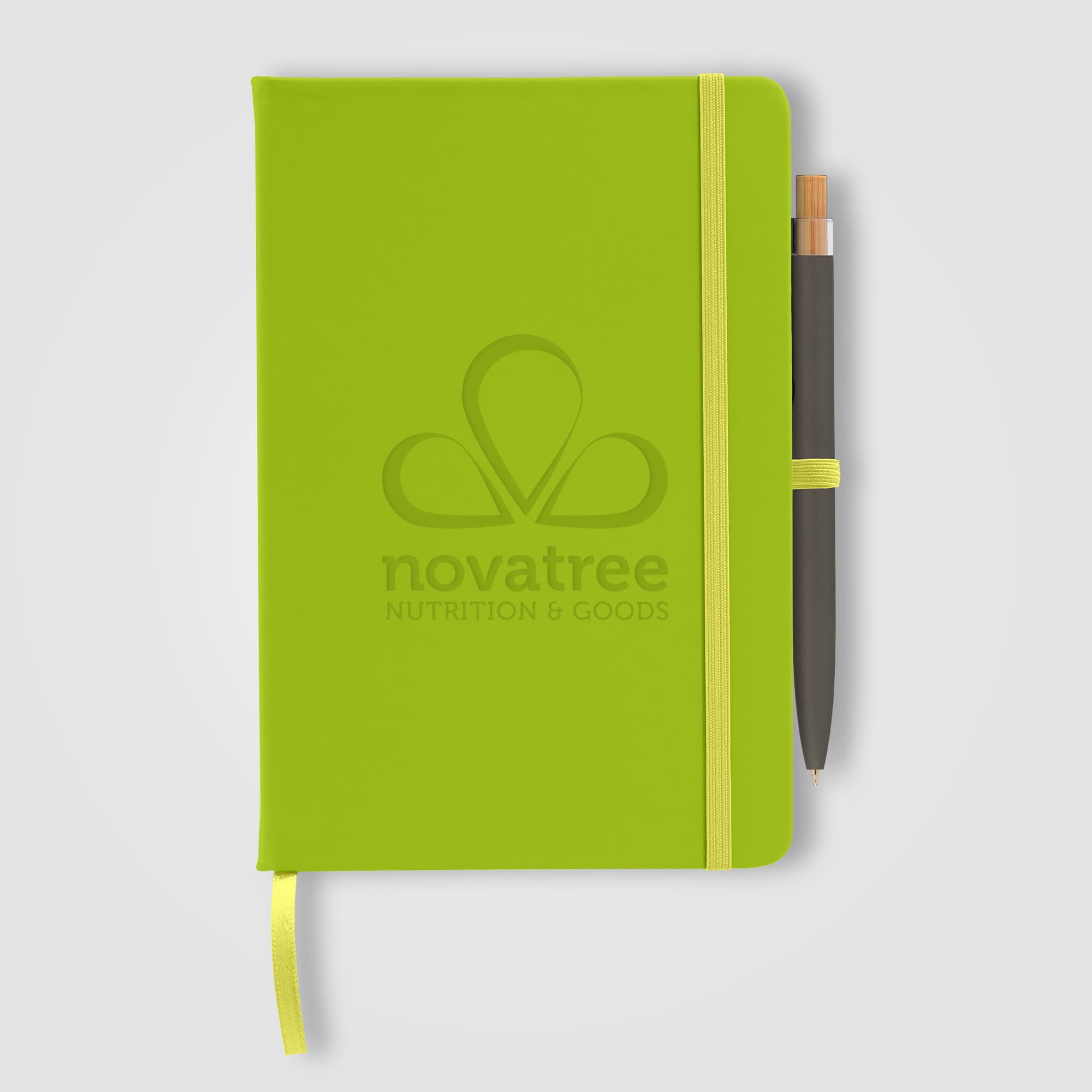 Wilde Recycled Hard Cover Journal & Pen Set - A5 5.5" x 8.3" - Image 1