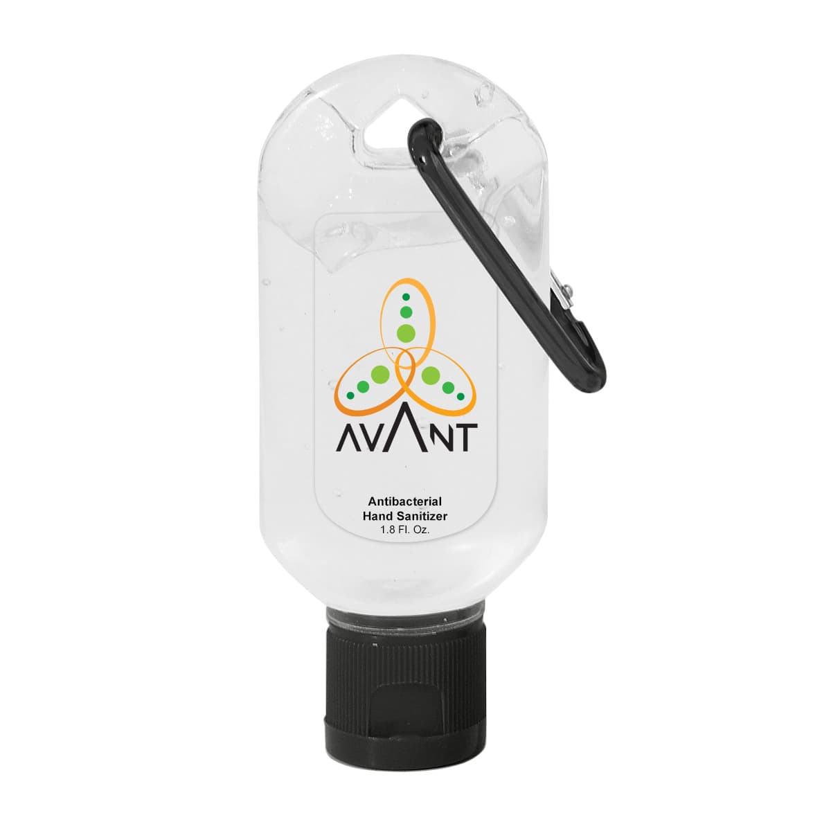 1.8 OZ. HAND SANITIZER WITH CARABINER - Image 1