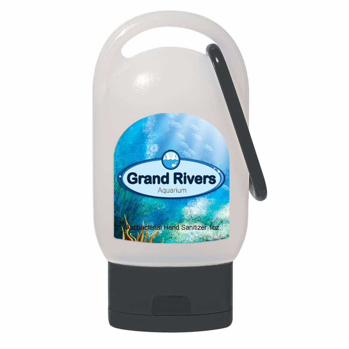 1 Oz. Hand Sanitizer With Carabiner - Image 1