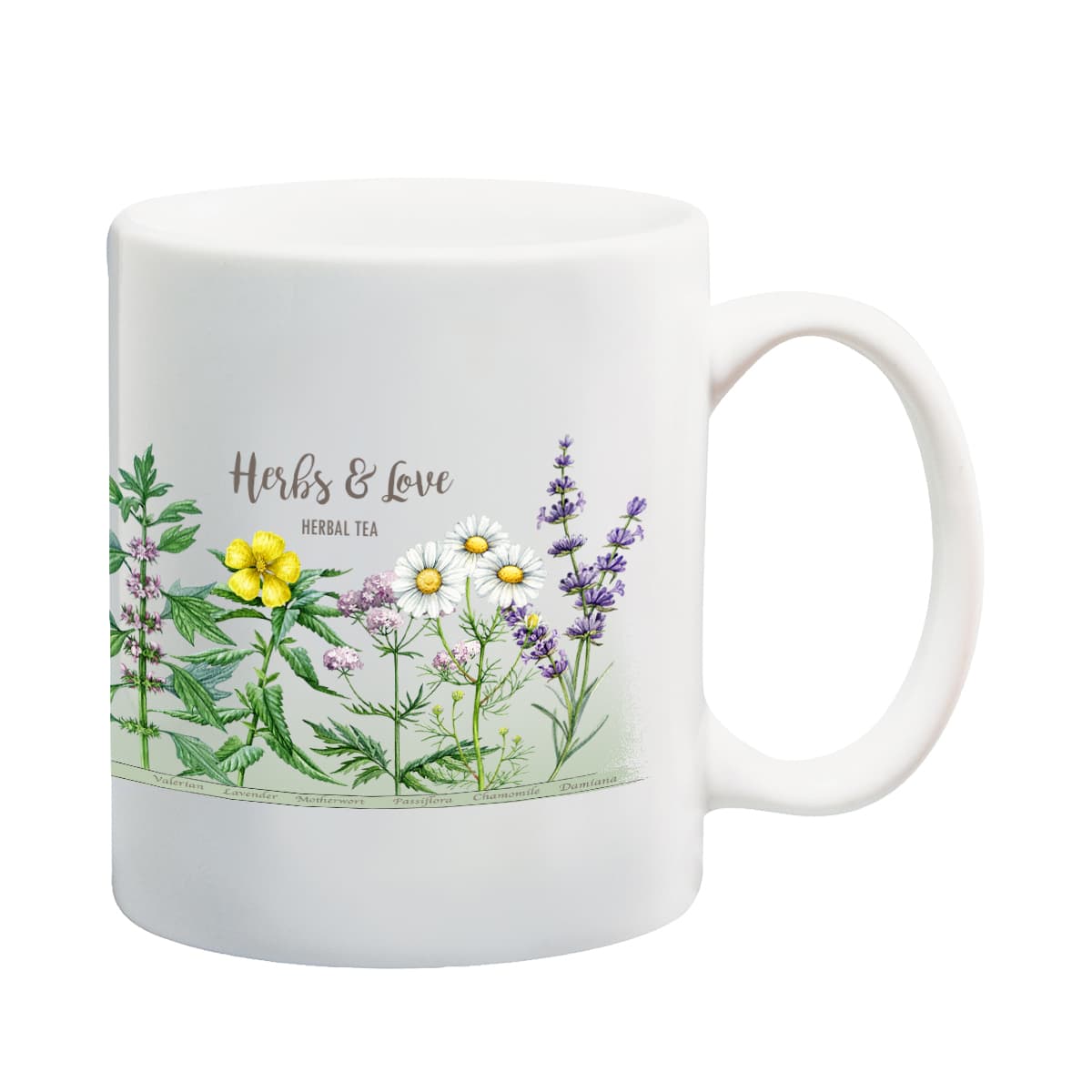 11 Oz. Full Color White Ceramic Mug - Image 1