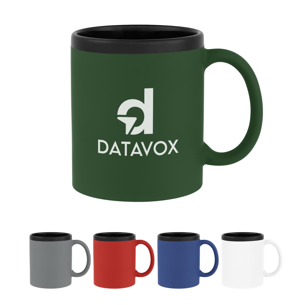 11 Oz. Smooth Rubberized Finish Mug - Image 1