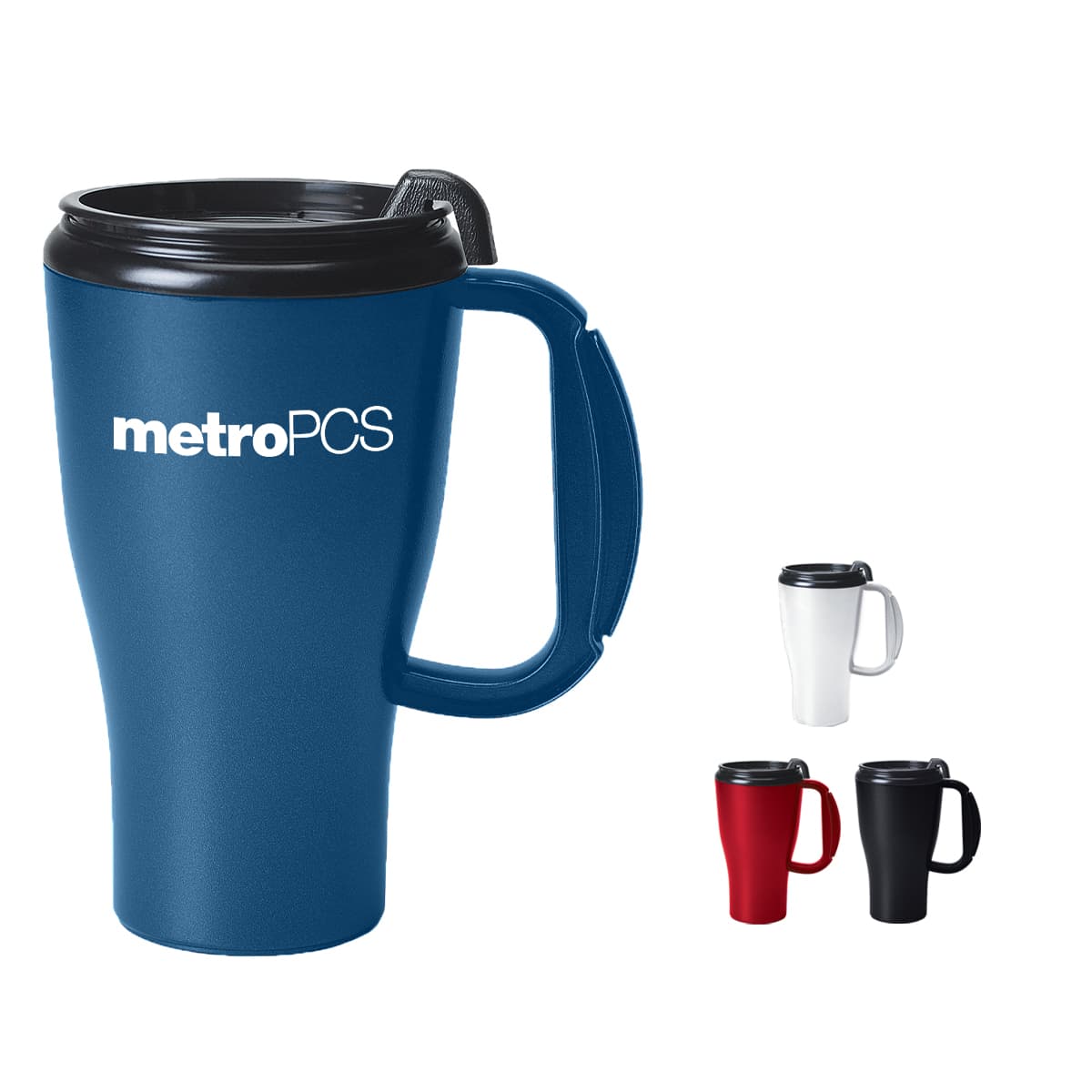 16 Oz. Omega Mug With Slider Lid - Image 1
