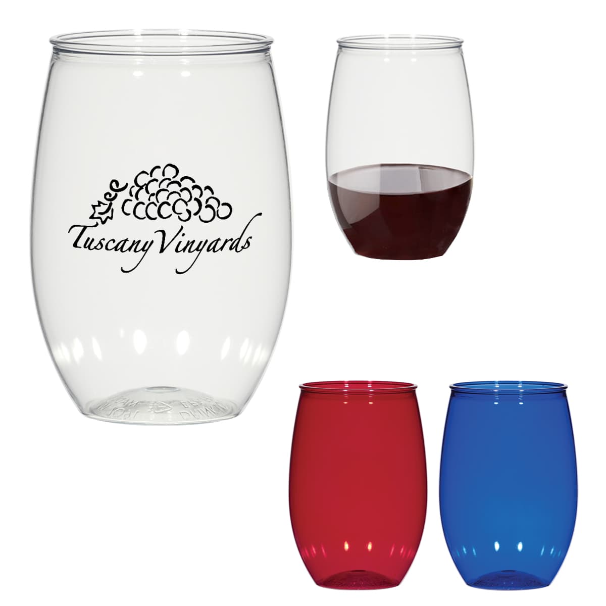 16 Oz. Stemless Wine Glass - Image 1
