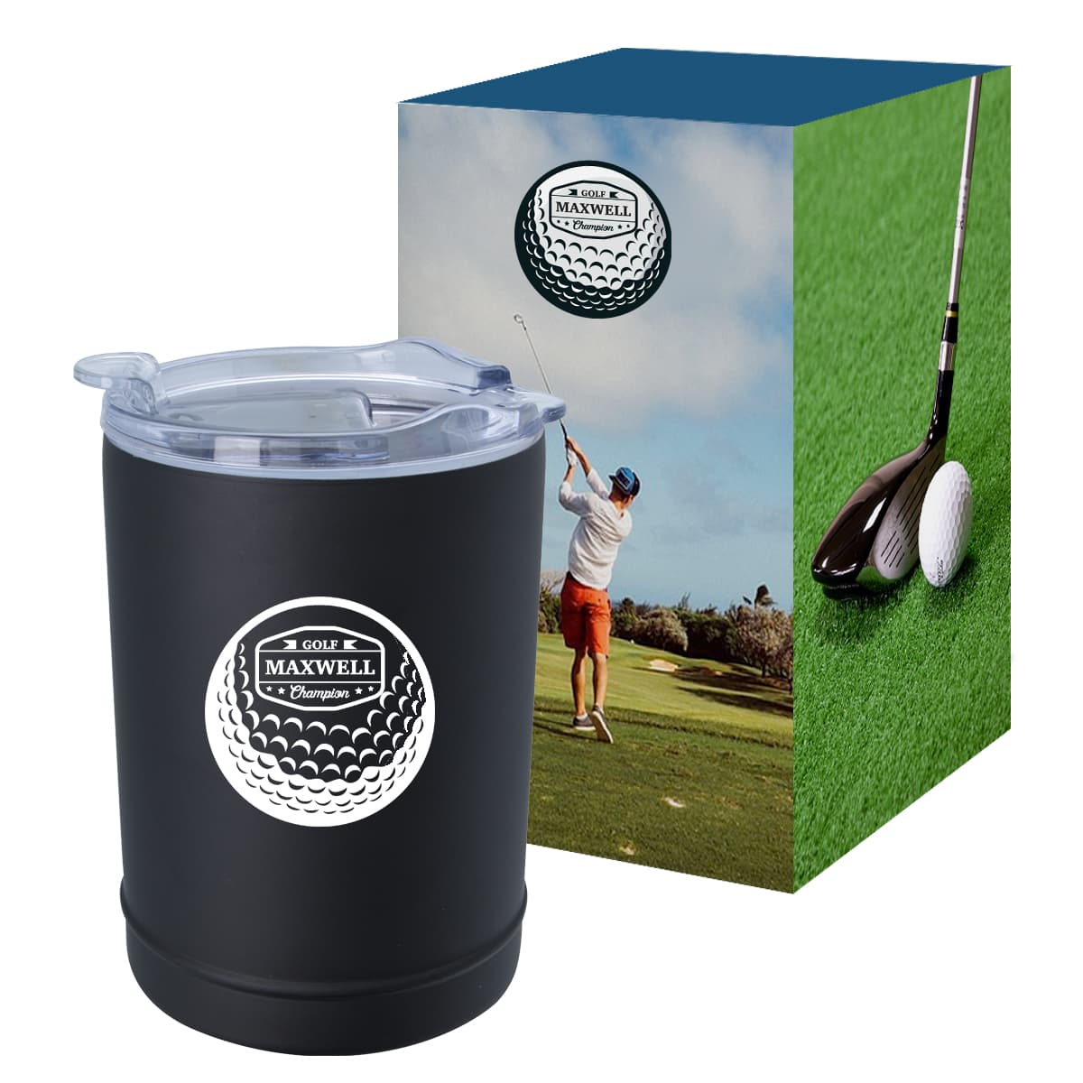 2-In-1 Copper Insulated Beverage Holder And Tumbler With Custom Box - Image 1