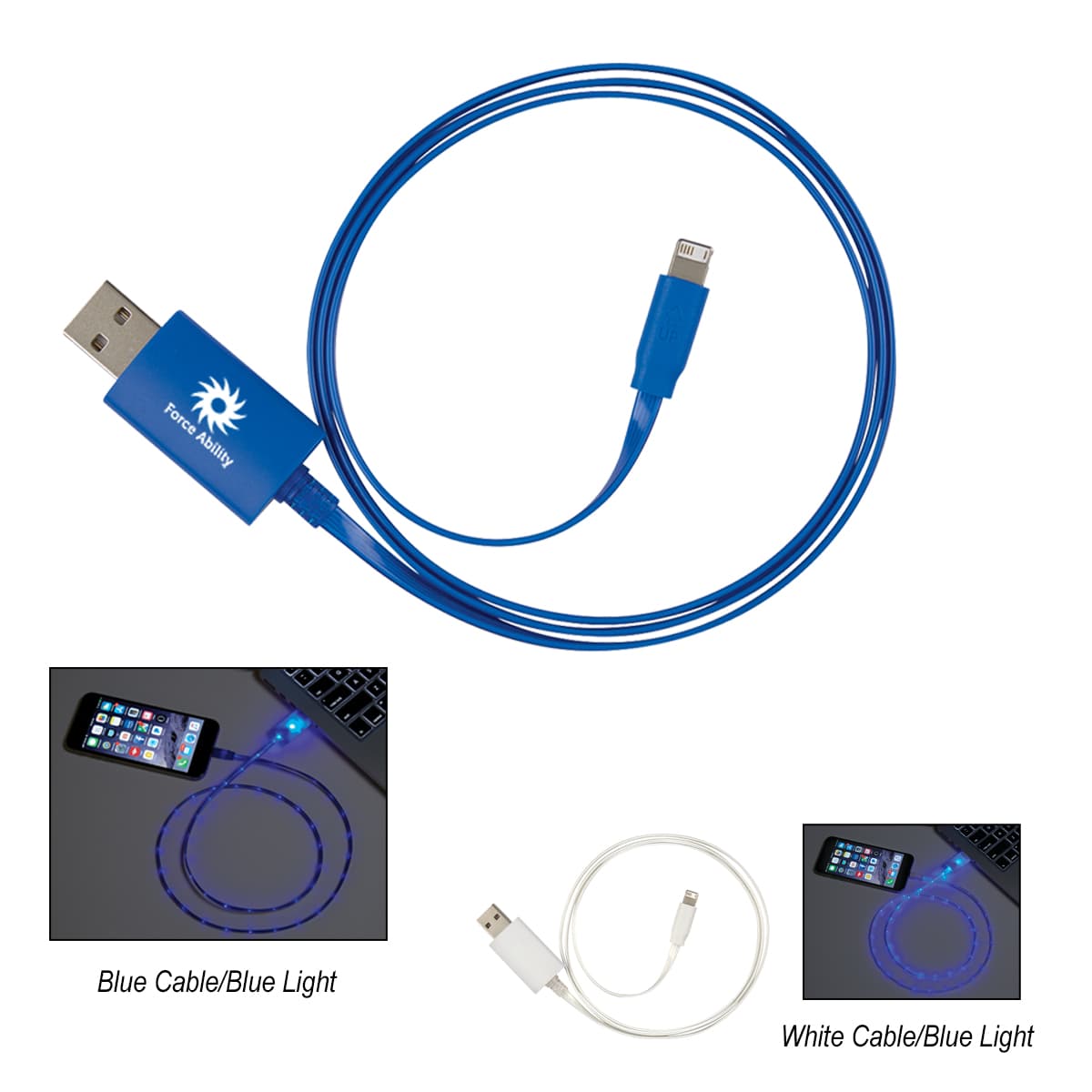 2-In-1 Light Up Charging Cable