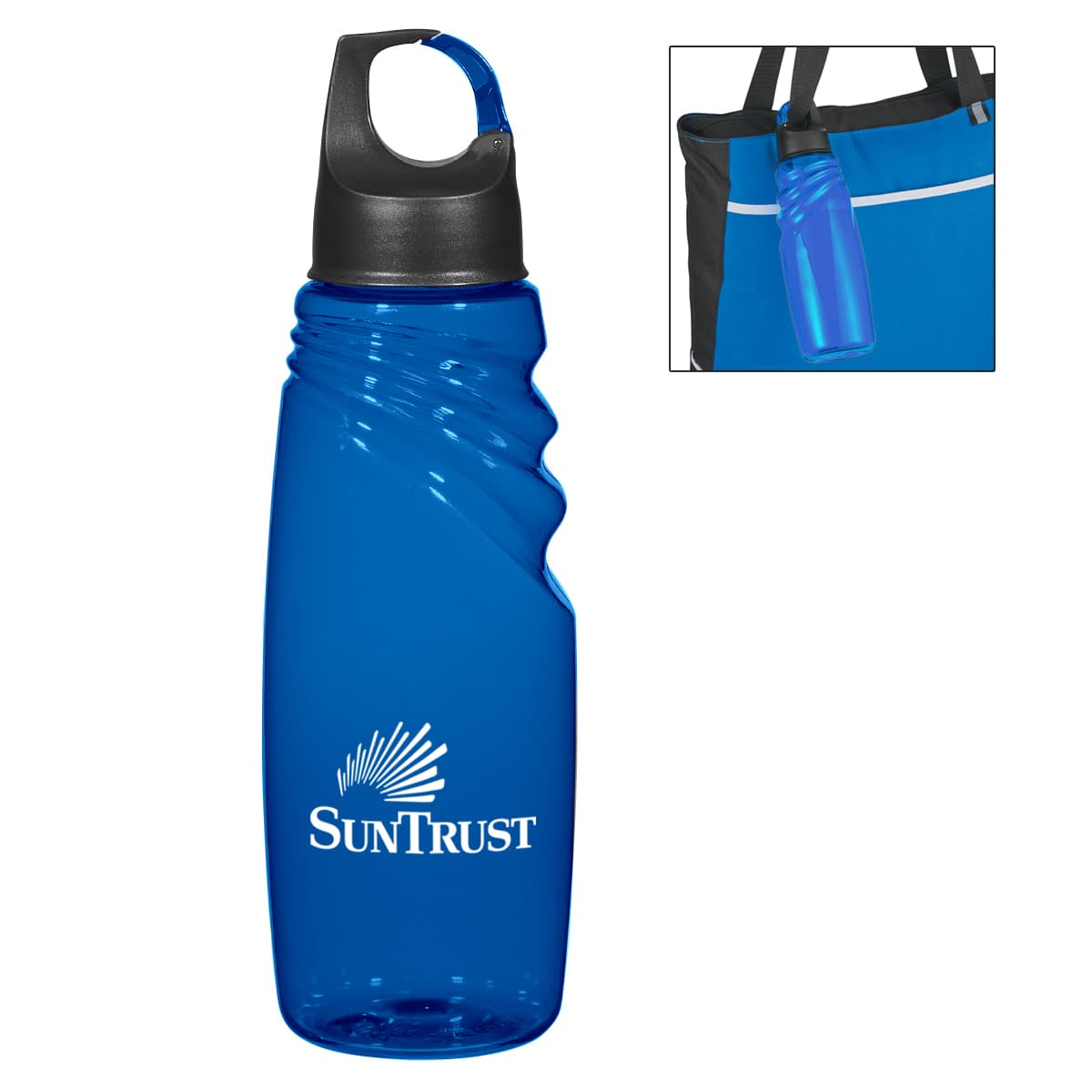24 Oz. Crest Carabiner Sports Bottle - Image 1