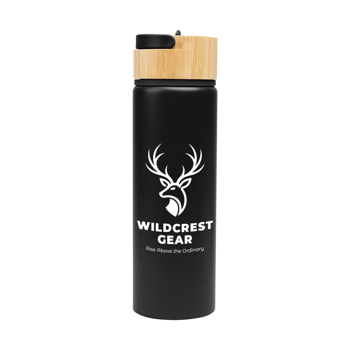 27 Oz. Ellis Recycled Aluminum Bottle With Bamboo Lid - Image 1