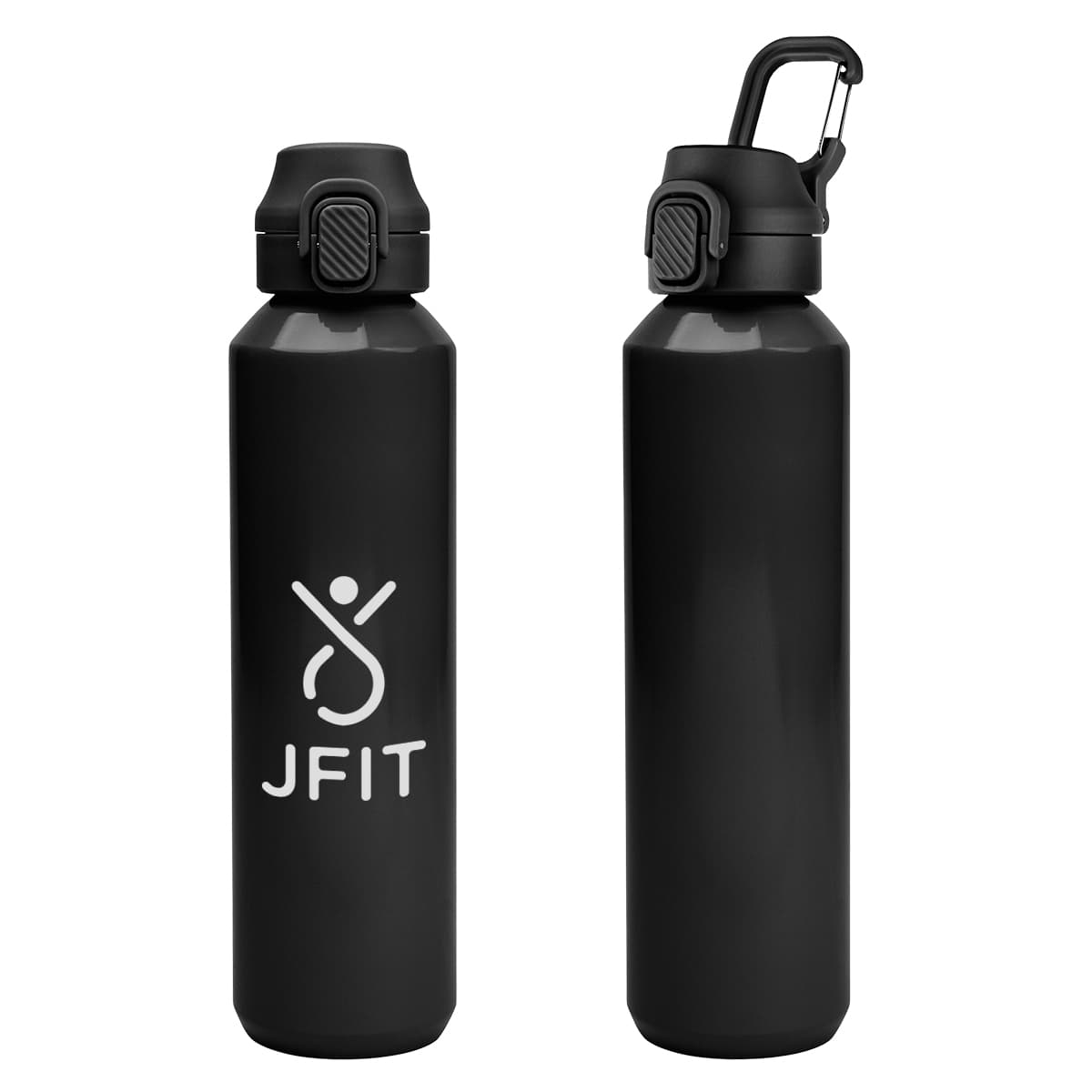 27 Oz. Travis Recycled Aluminum Bottle With Carabiner - Image 1