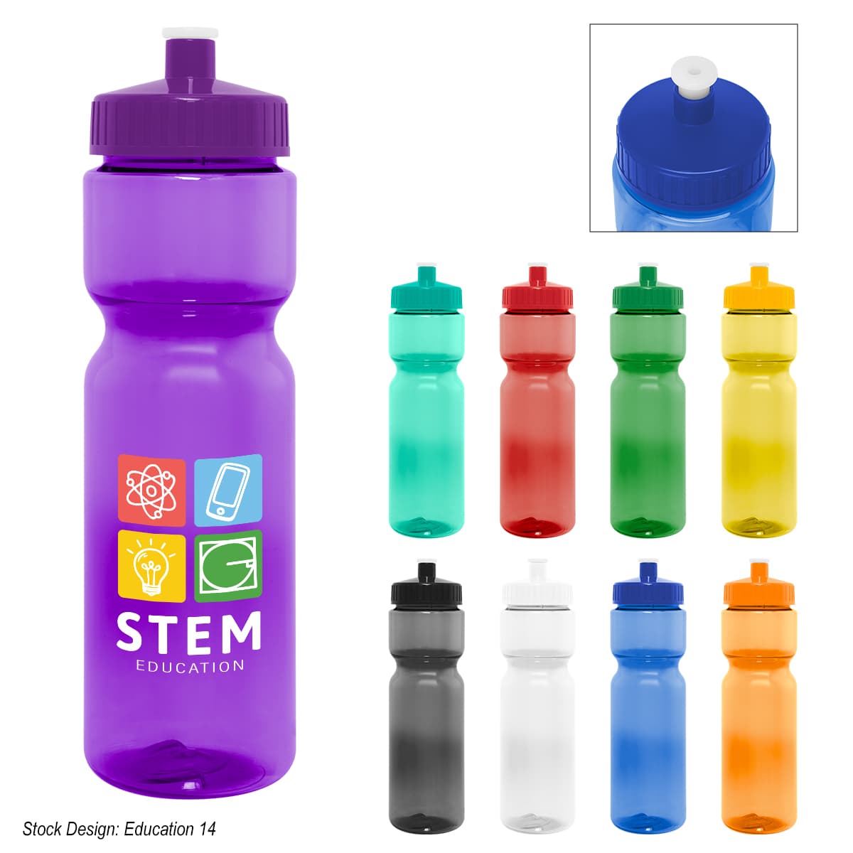 28 Oz. Full Color Pace Bottle - Image 1