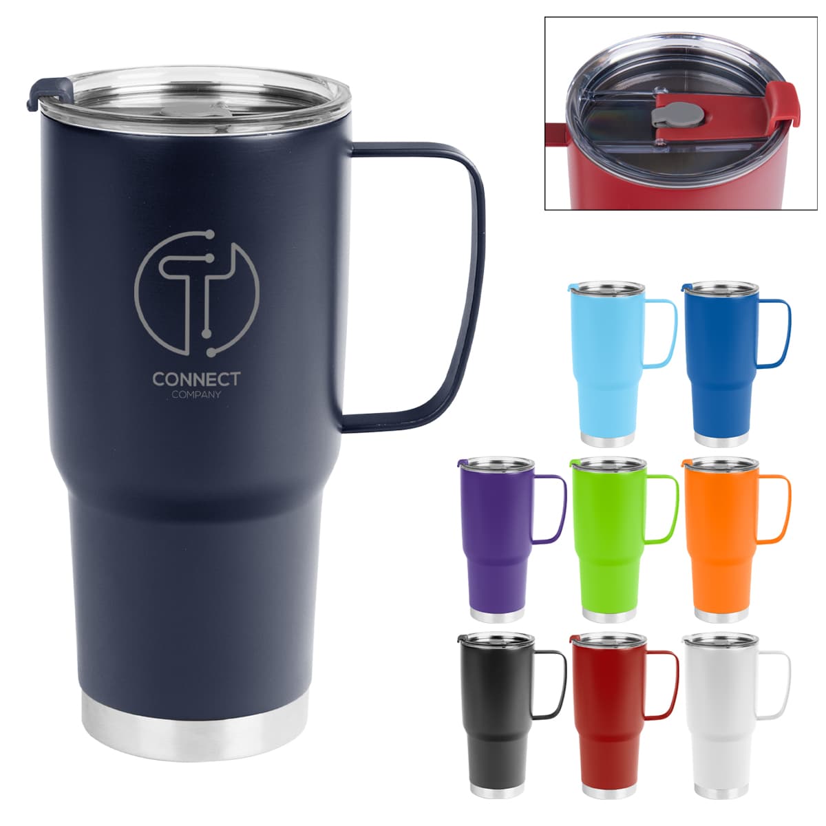 30 Oz. Lisbon Stainless Steel Tumbler - Image 1