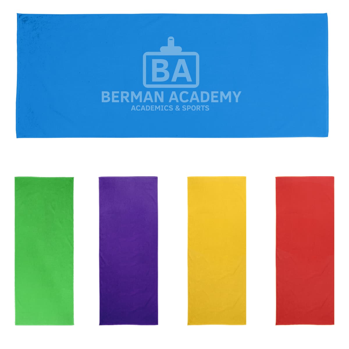 30" X 60" Velour Beach Towel - Image 1