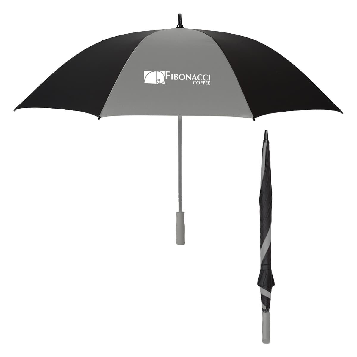 60" Arc Splash of Color Golf Umbrella - Image 1
