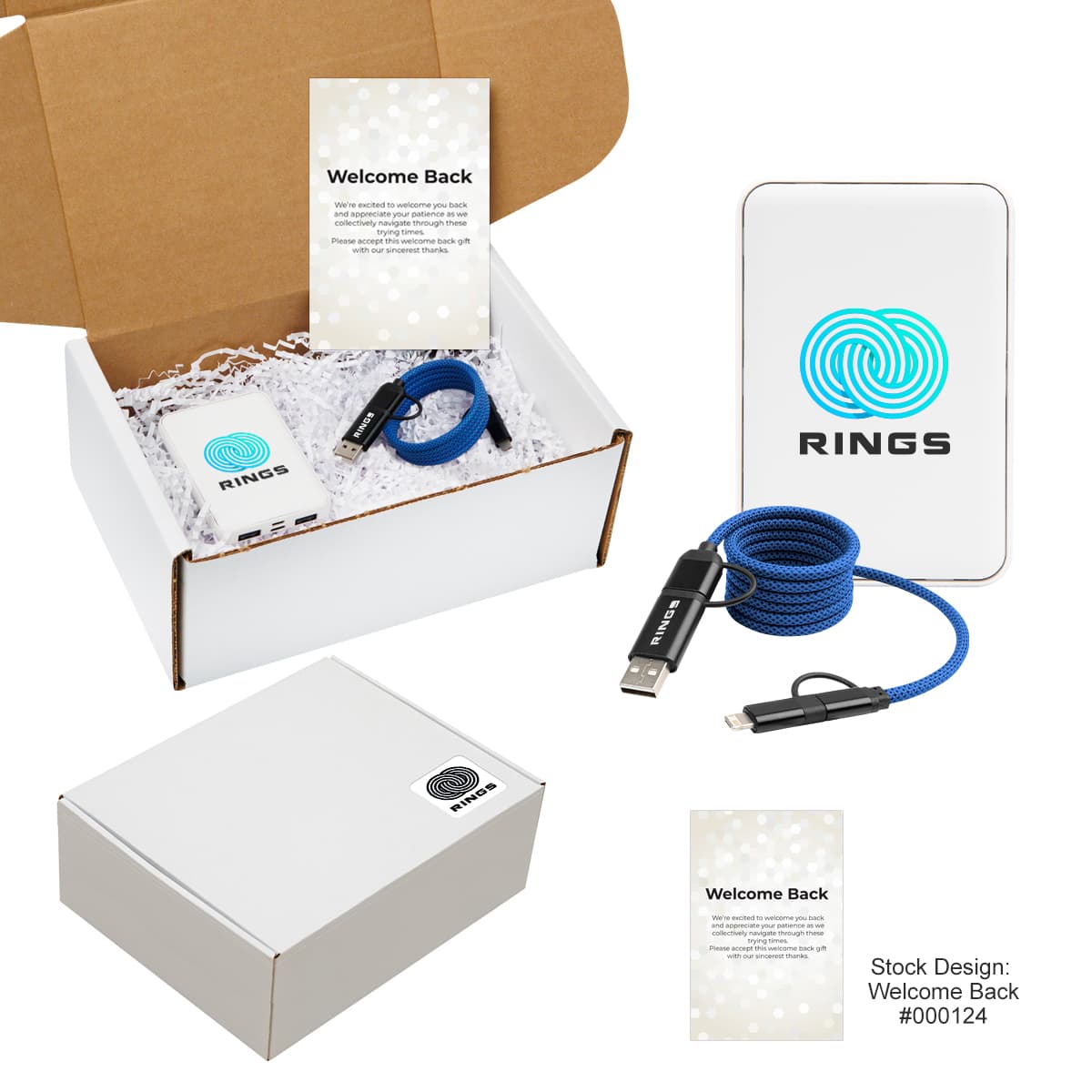65W Quick Charge Cable & rPET Power Bank Kit - Image 1