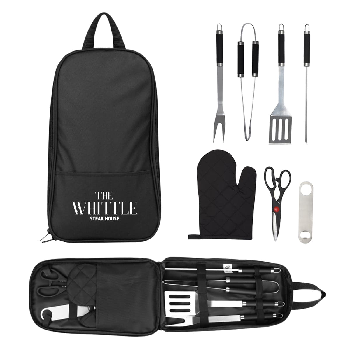 7-Piece Pit Master BBQ Set In Carrying Case - Image 1