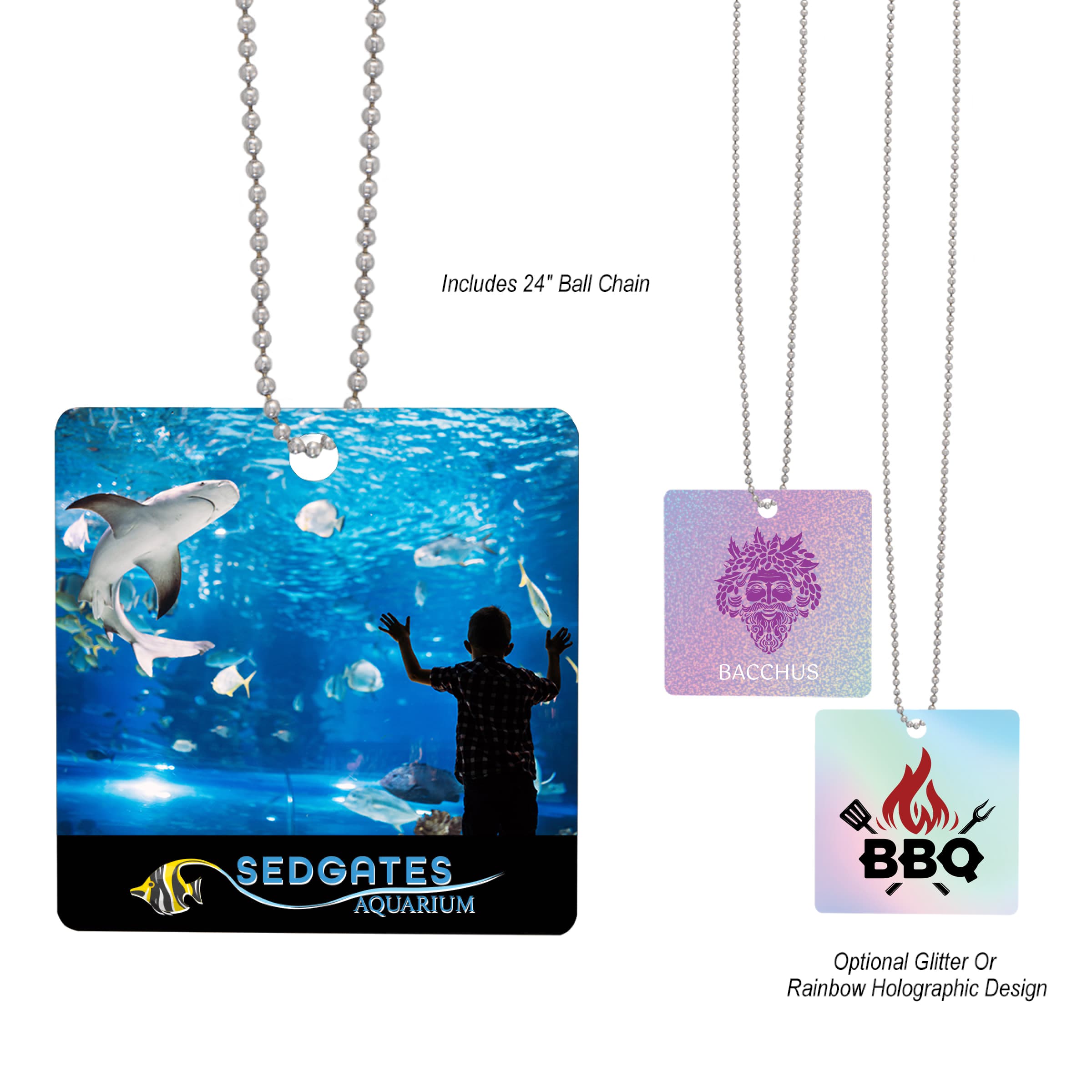 Acrylic Charm - Square - Image 1