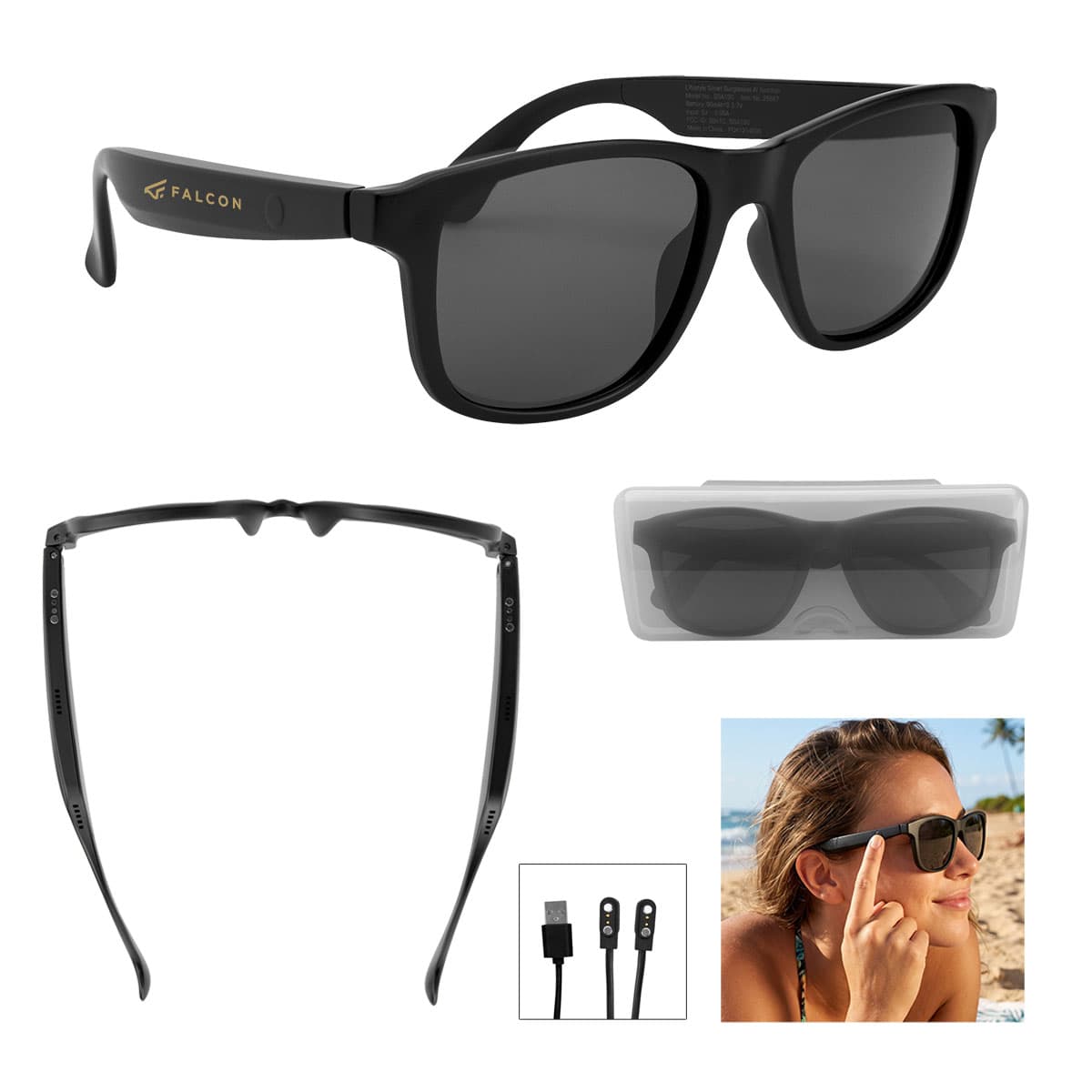 AI Translator Sunglasses With Speaker - Image 1