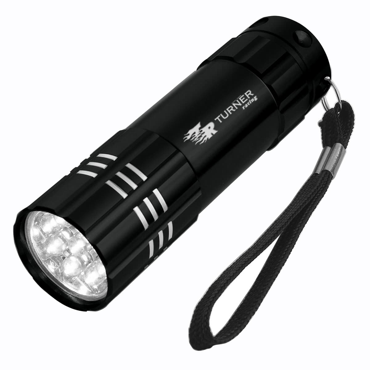 Aluminum LED Flashlight With Strap - Image 1