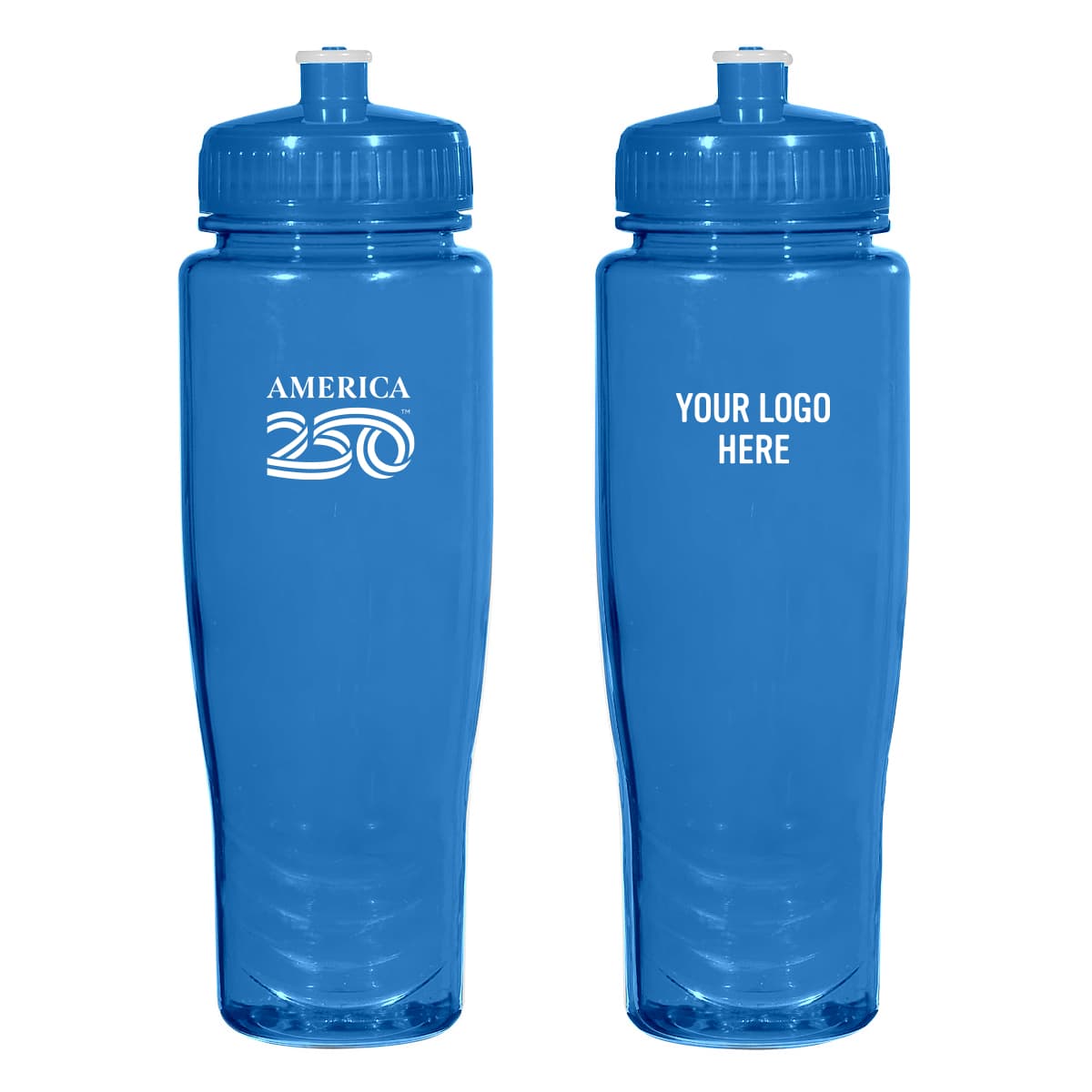 America 250™ 28Oz. Poly-Clean™ Plastic Bottle - Image 1