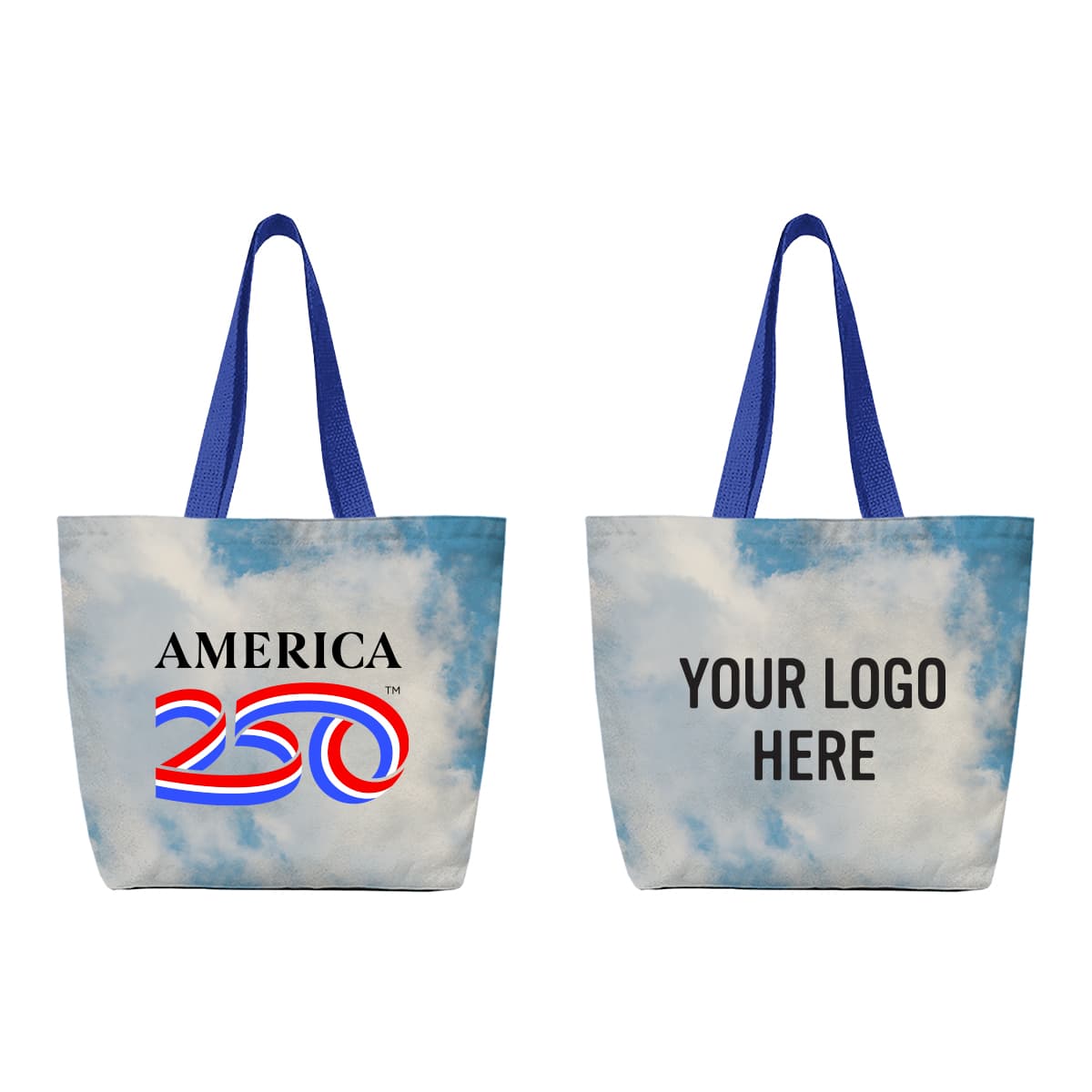 America250™ 14 Oz. Recycled Canvas Tote Bag - Image 1