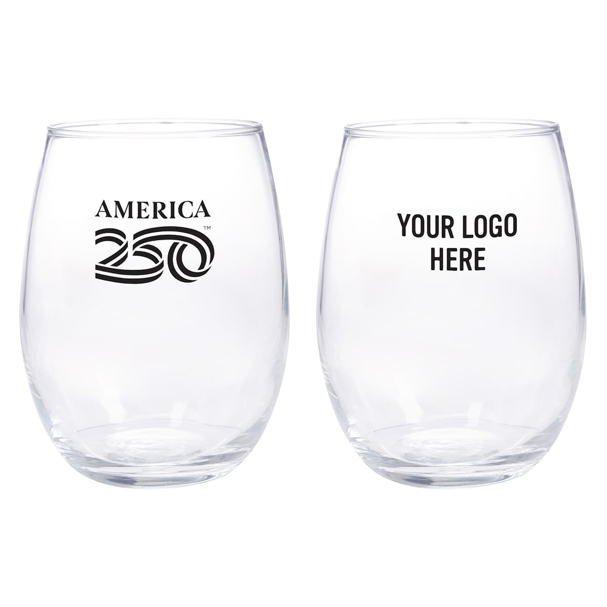 America250™ 15 Oz. Wine Glass - Image 1