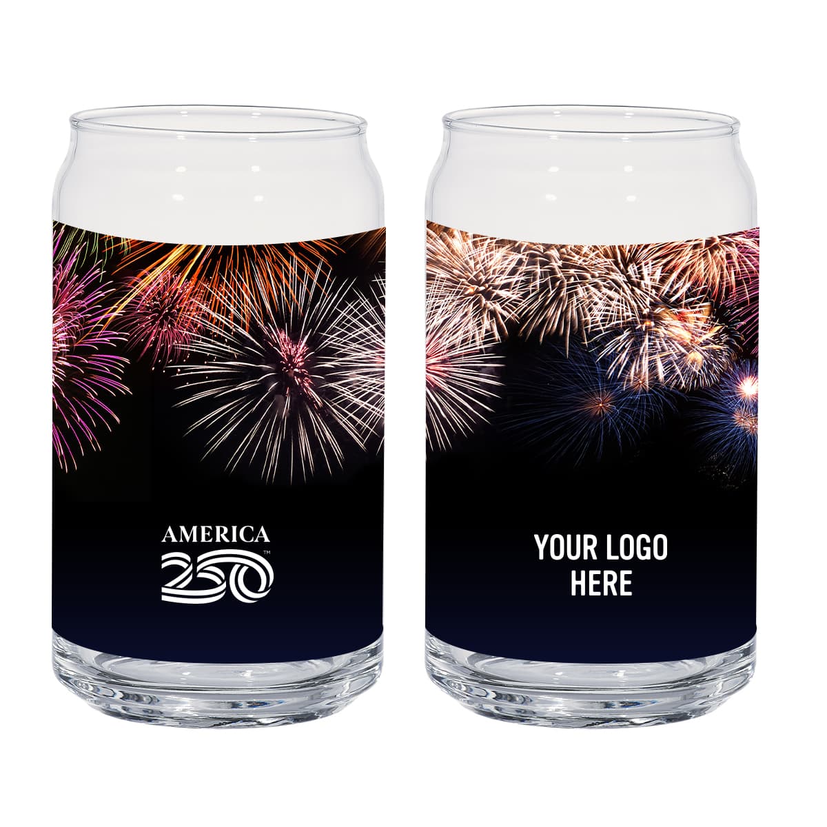 America250™ 16 Oz. Full Color Ale Glass Can - Image 1