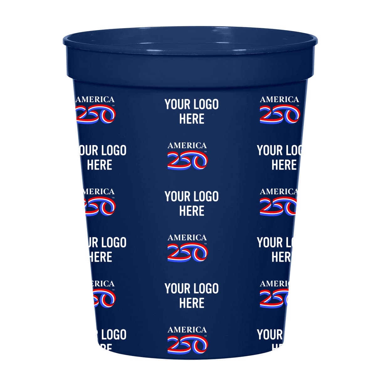 America250™ 16 Oz. Full Color Big Game Stadium Cup - Image 1
