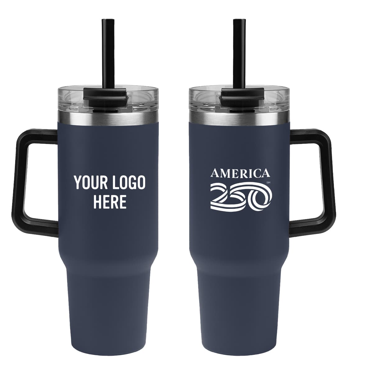 America250™ 40 Oz. Intrepid Stainless Steel Tumbler - Image 1