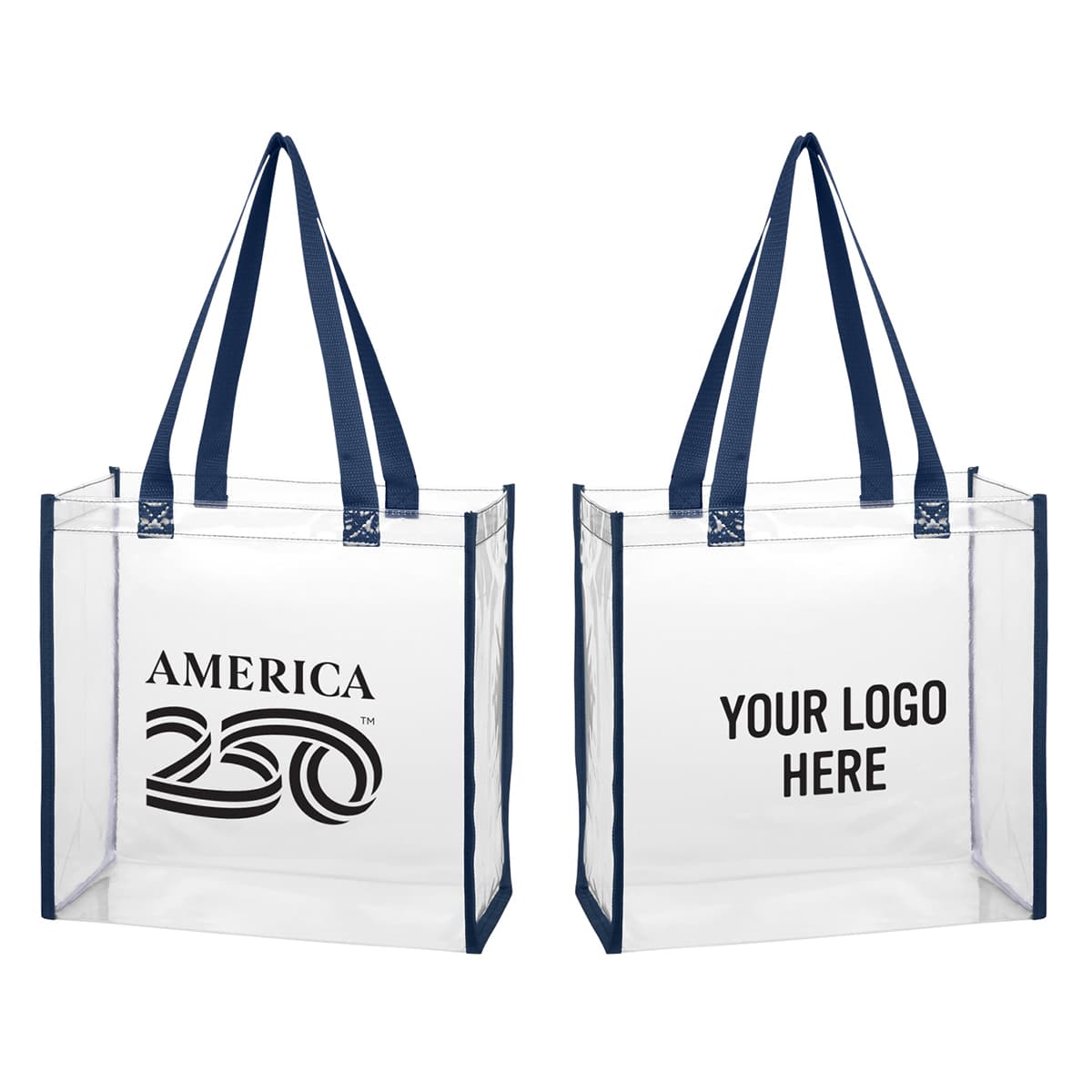 America250™ Clear EVA Tote Bag - Image 1