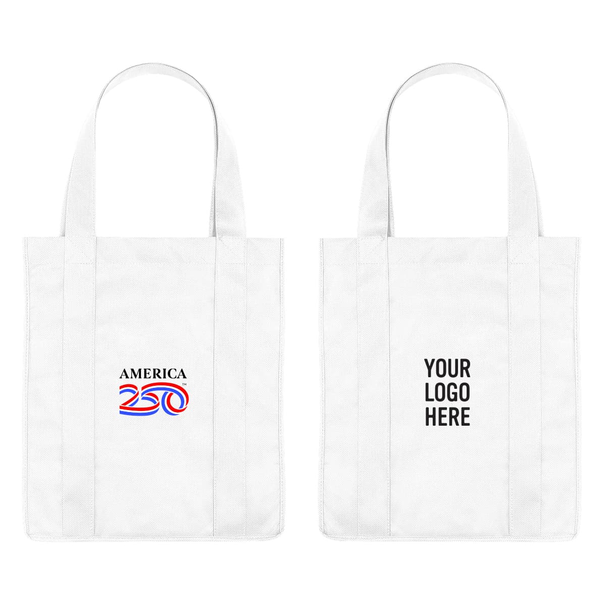 America250™ Non-Woven Shopper Tote Bag - Image 1