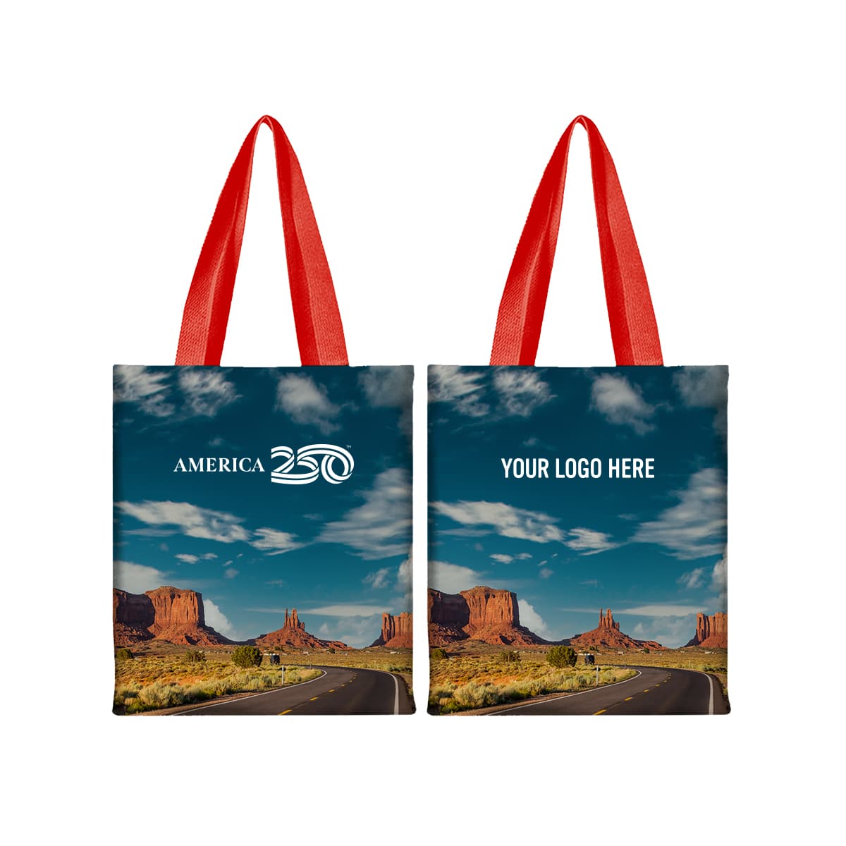 America250™ Sublime Series rPET Magazine Tote Bag - Image 1