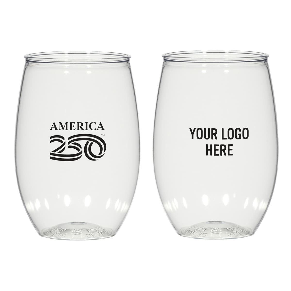 American250™ 16 Oz. Stemless Wine Glass - Image 1