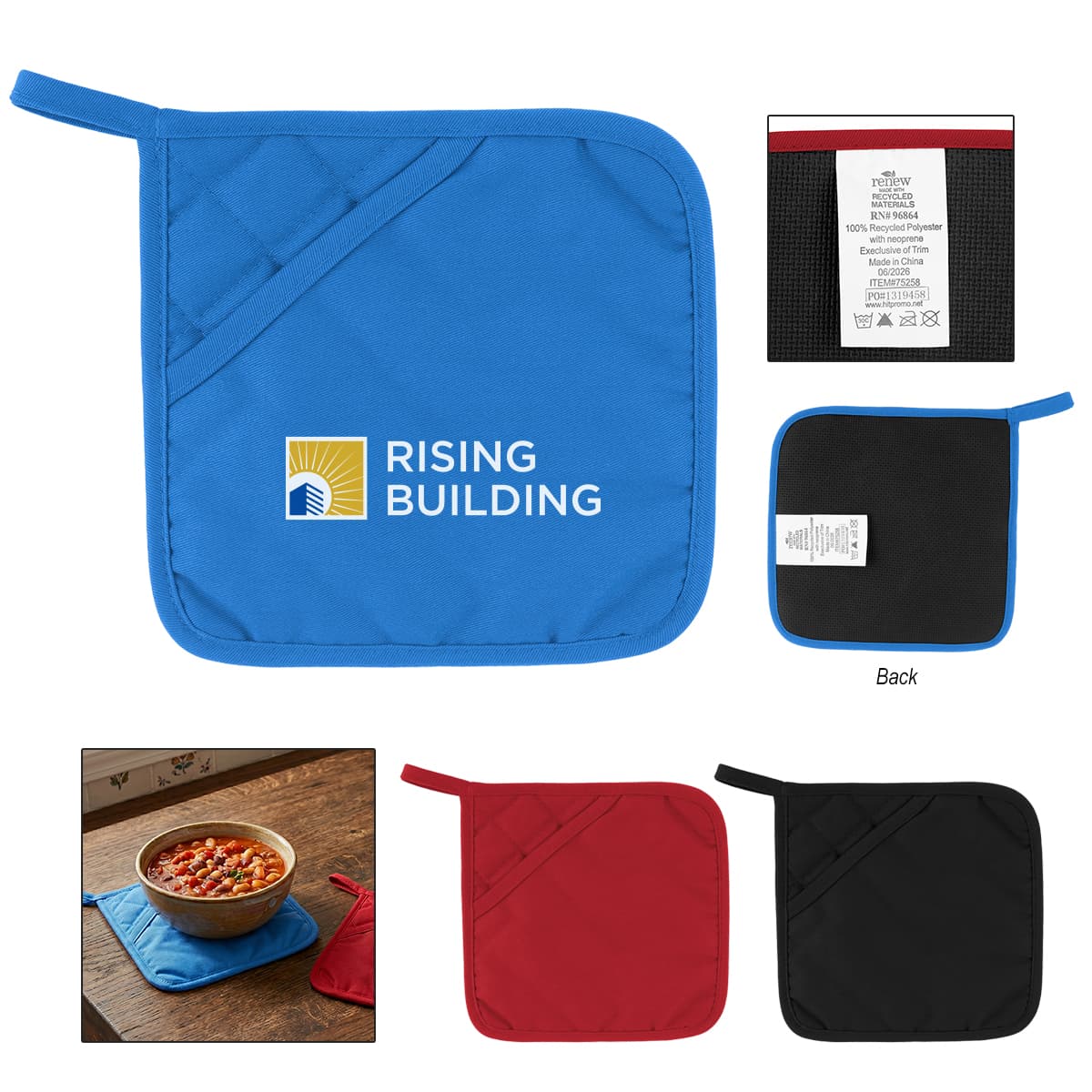 Anti-Slip rPET Pot Holder - Image 1